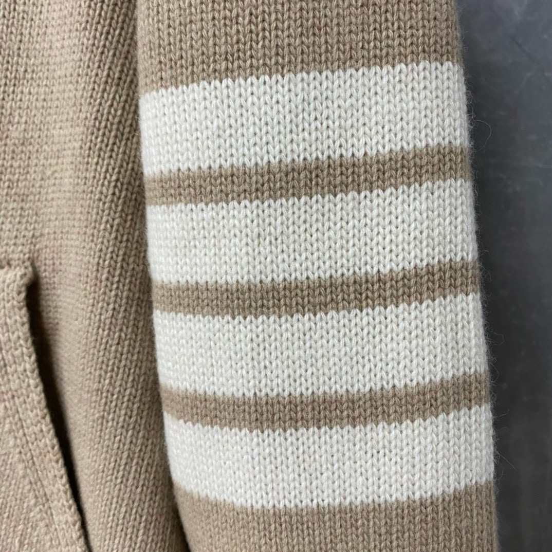 Thom Browne 톰브라운 세일보트 인타르시아 울 후드 집업 니트 13