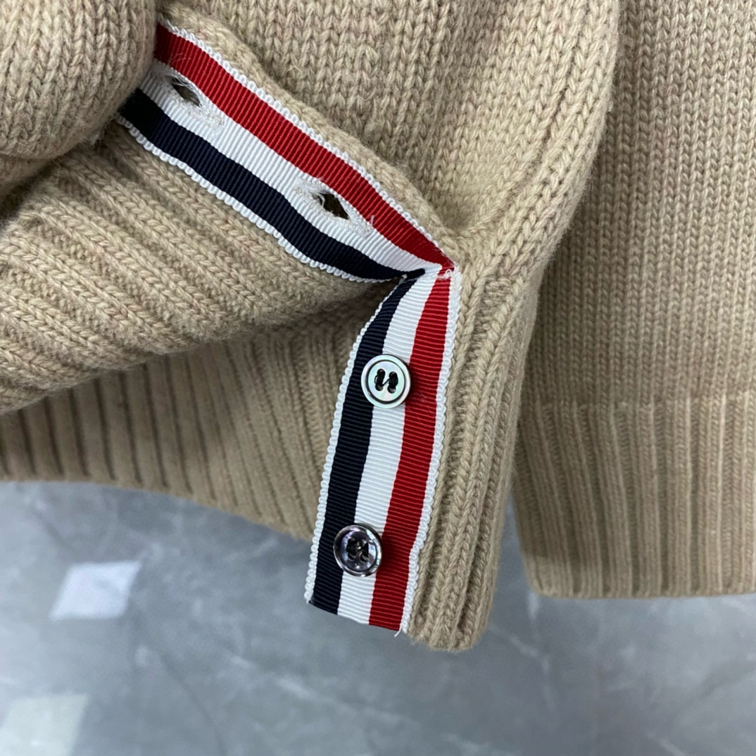 Thom Browne 톰브라운 세일보트 인타르시아 울 후드 집업 니트 14