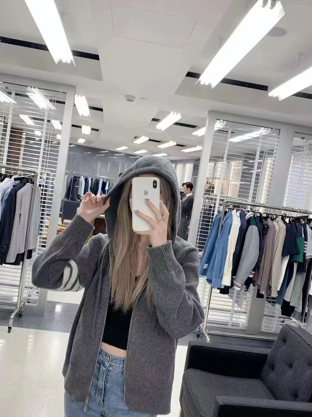 Thom Browne 톰브라운 세일보트 인타르시아 울 후드 집업 니트 15