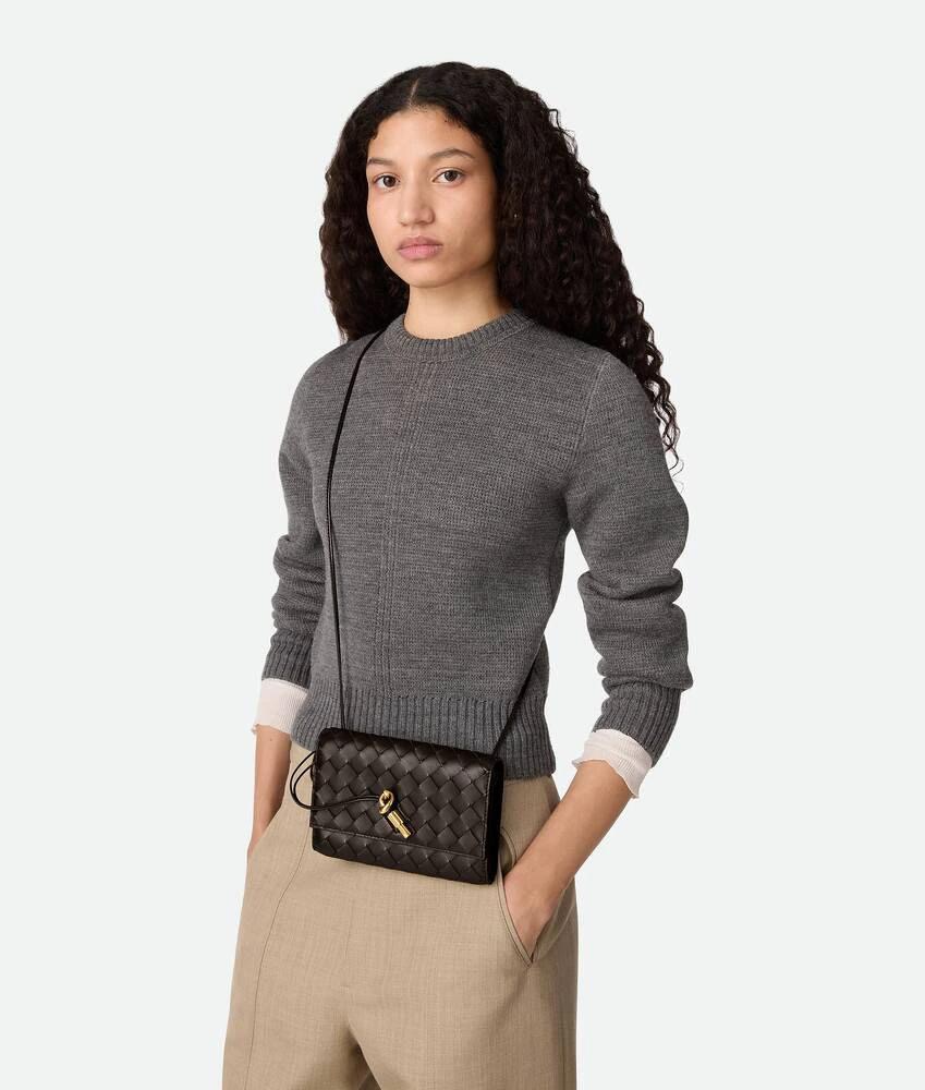 BOTTEGA VENETA 보테가베네타 안디아모 인트레치아토 레더 크로스바디 백 6