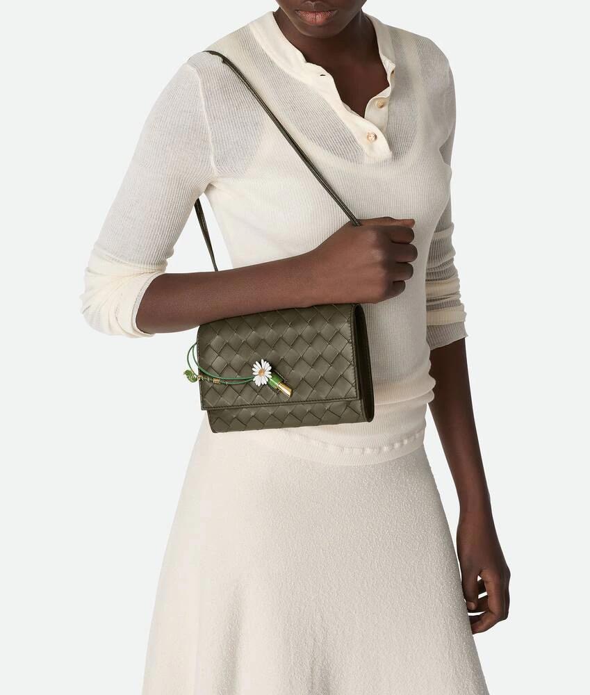 BOTTEGA VENETA 보테가베네타 안디아모 인트레치아토 레더 크로스바디 백 9