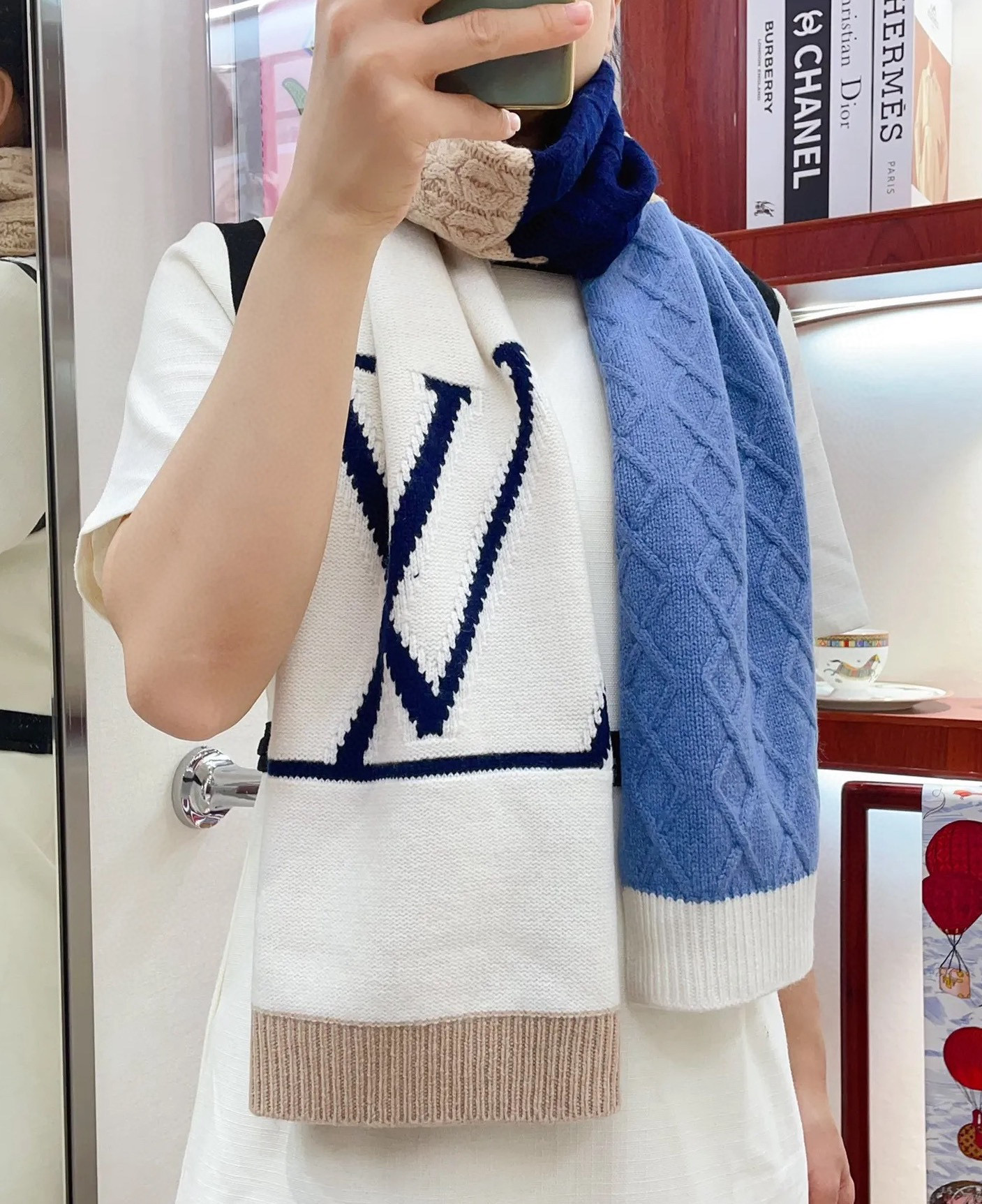 Louis Vuitton 루이비통 니트 머플러 스카프 1