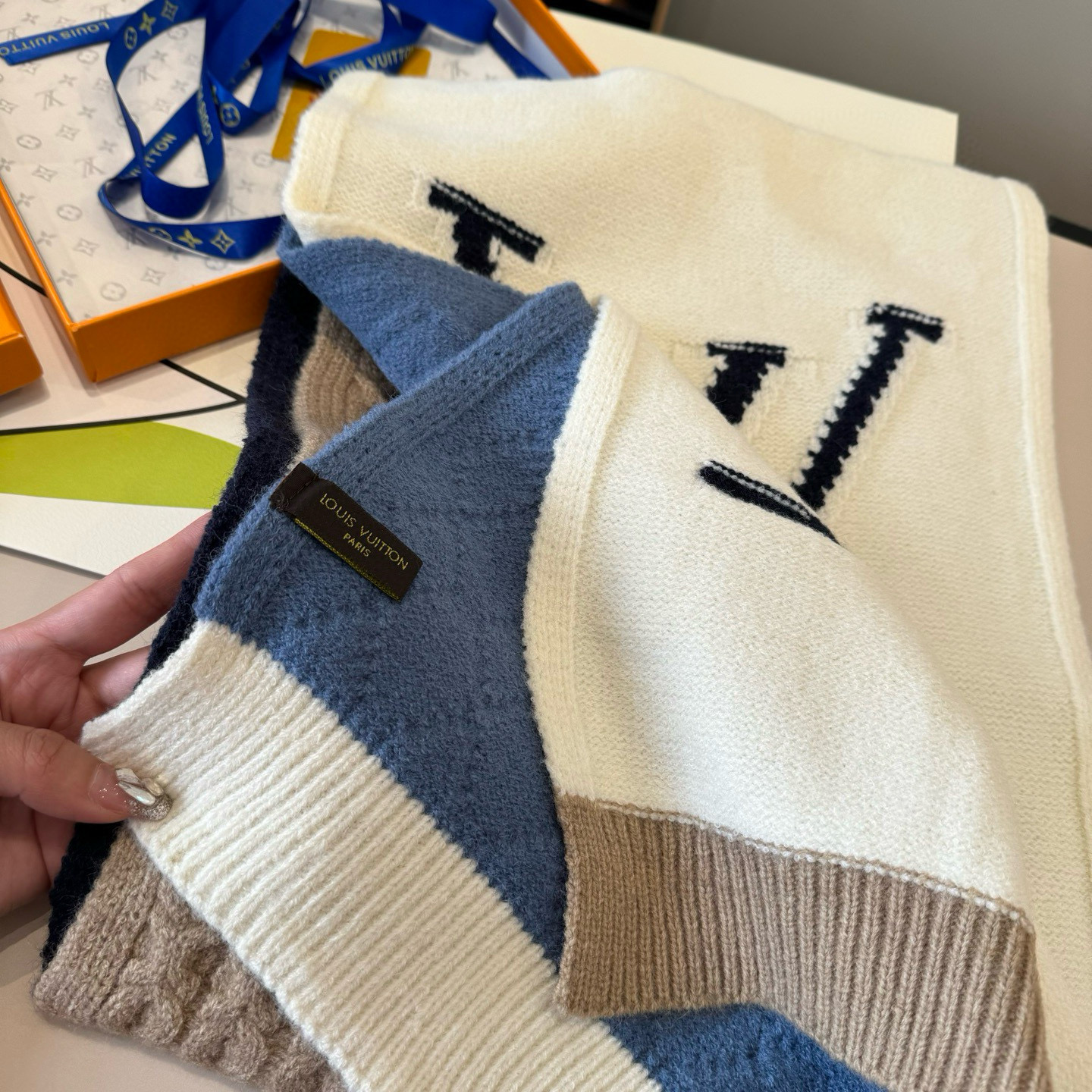 Louis Vuitton 루이비통 니트 머플러 스카프 8