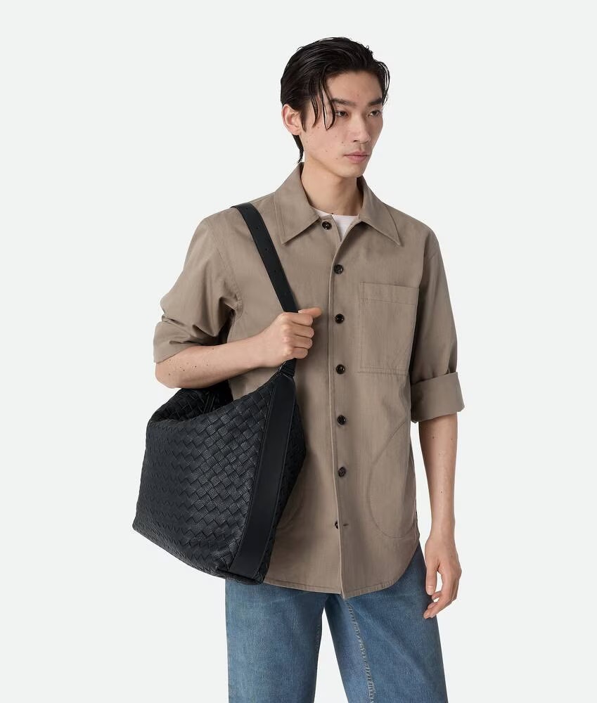 BOTTEGA VENETA 보테가베네타 트래블러 인트레치아토 호보 백 5