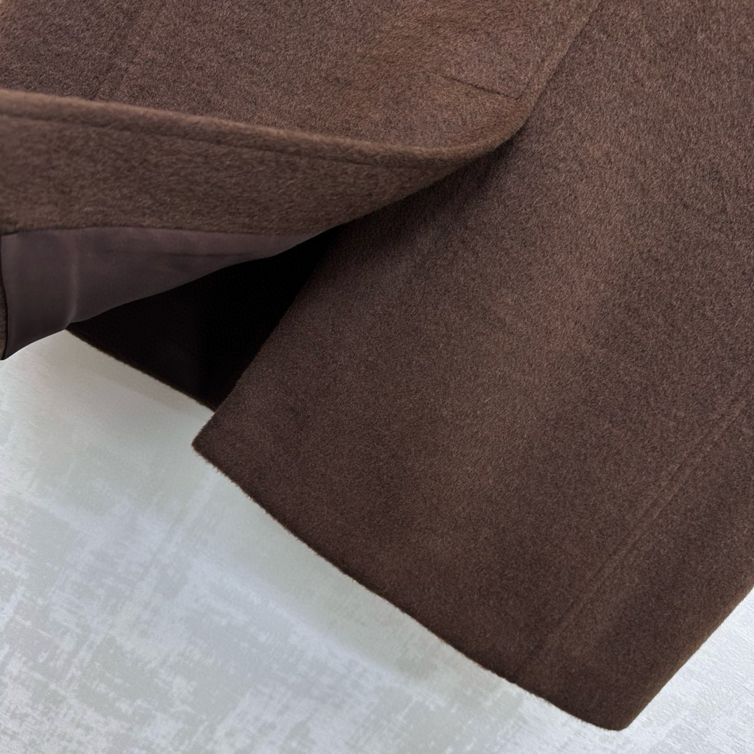 Celine 셀린느 브라운 울 혼방 골드 버튼 테일러드 자켓 16