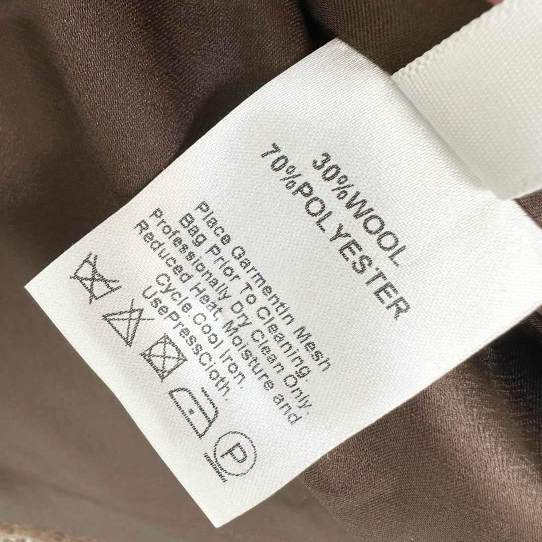 Celine 셀린느 브라운 울 혼방 골드 버튼 테일러드 자켓 18