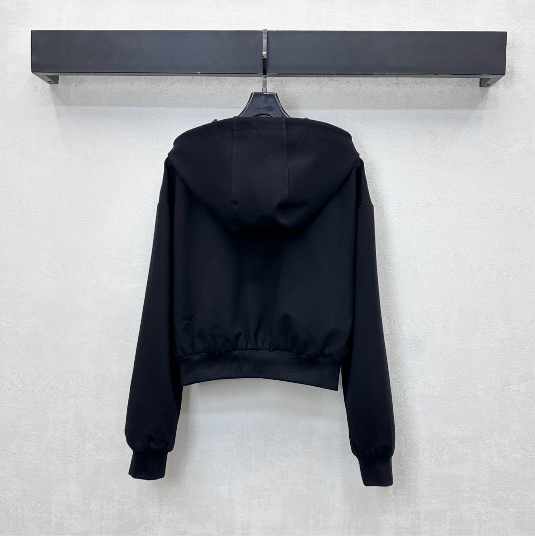 Prada 프라다 로고 패치 후드 집업 자켓 15