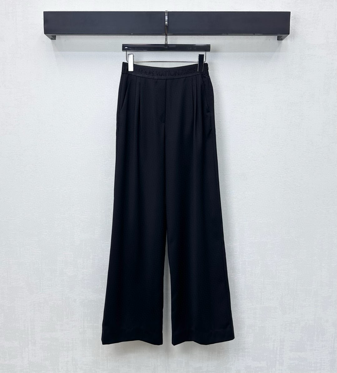 Louis Vuitton 루이비통 로고 밴딩 블랙 와이드 슬랙스 6