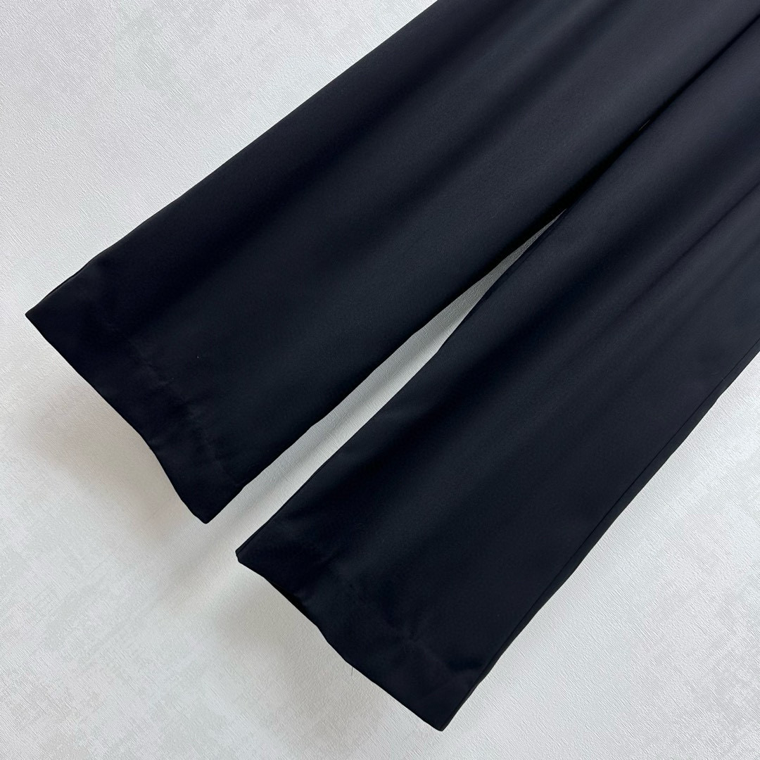 Louis Vuitton 루이비통 로고 밴딩 블랙 와이드 슬랙스 10