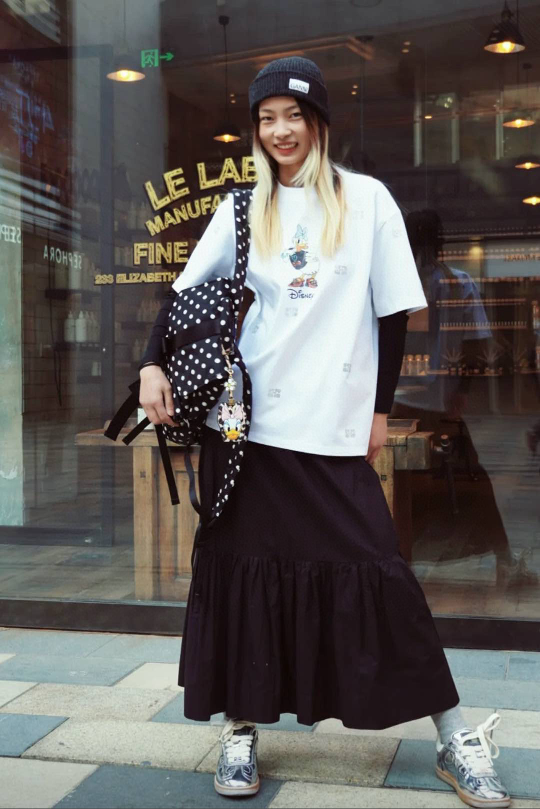 GANNI 디즈니 데이지덕 프린트 반팔 티셔츠 3