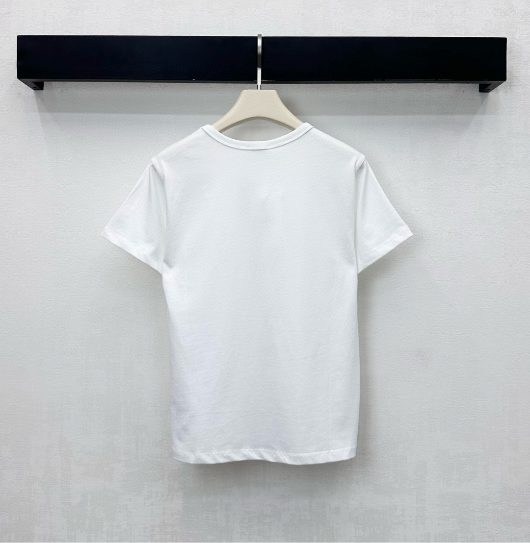 Celine 셀린느 셀린 트리오엑스 로고 코튼 반팔 티셔츠 17