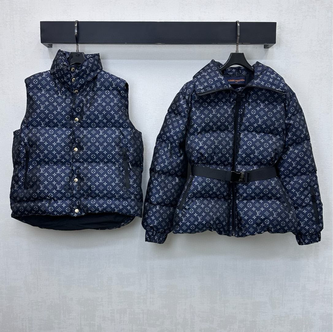 Louis Vuitton 루이비통 모노그램 벨티드 패딩 점퍼 17