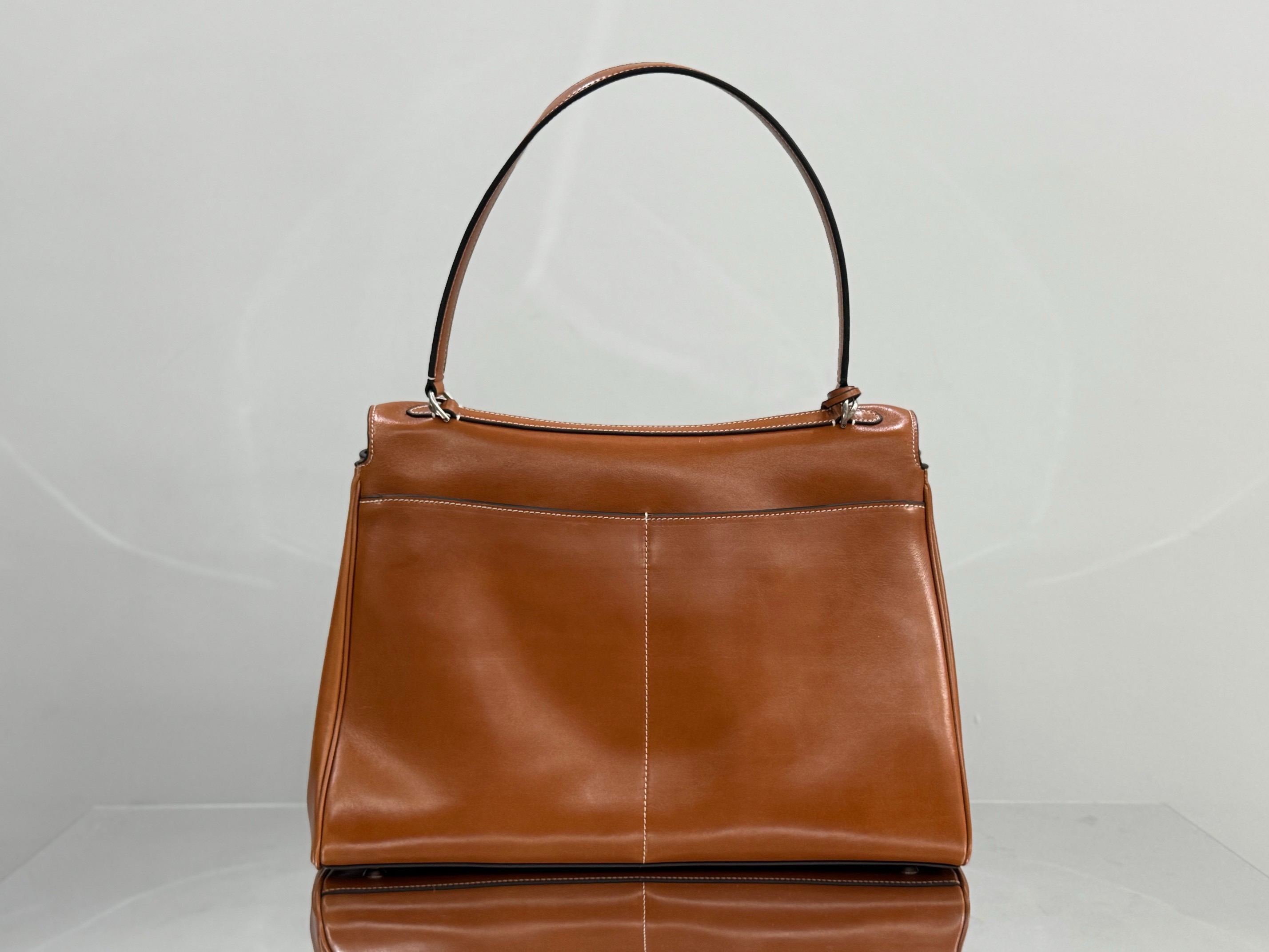 Balenciaga 발렌시아가 RODEO 브라운 레더 토트백 17