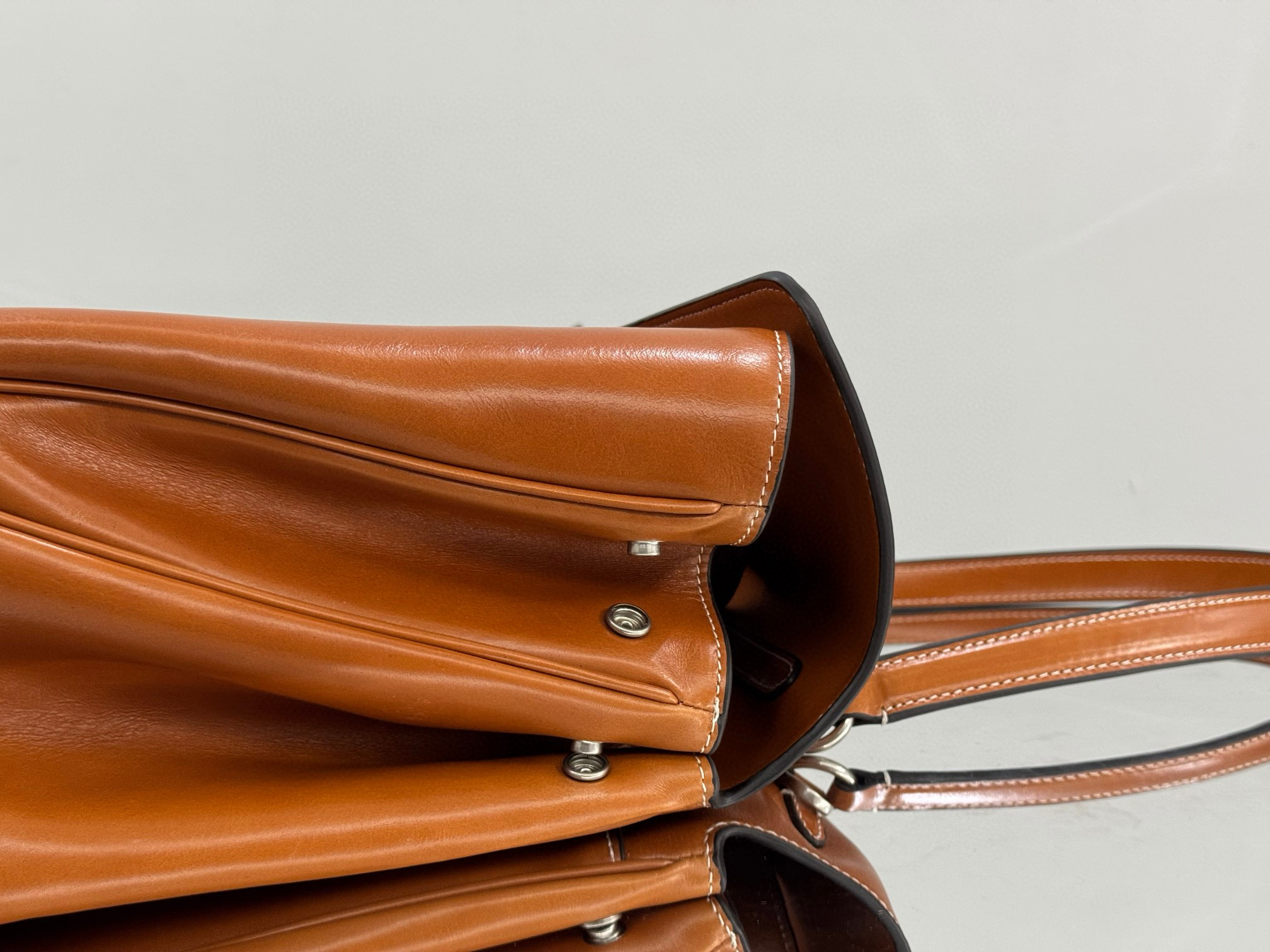 Balenciaga 발렌시아가 RODEO 브라운 레더 토트백 21