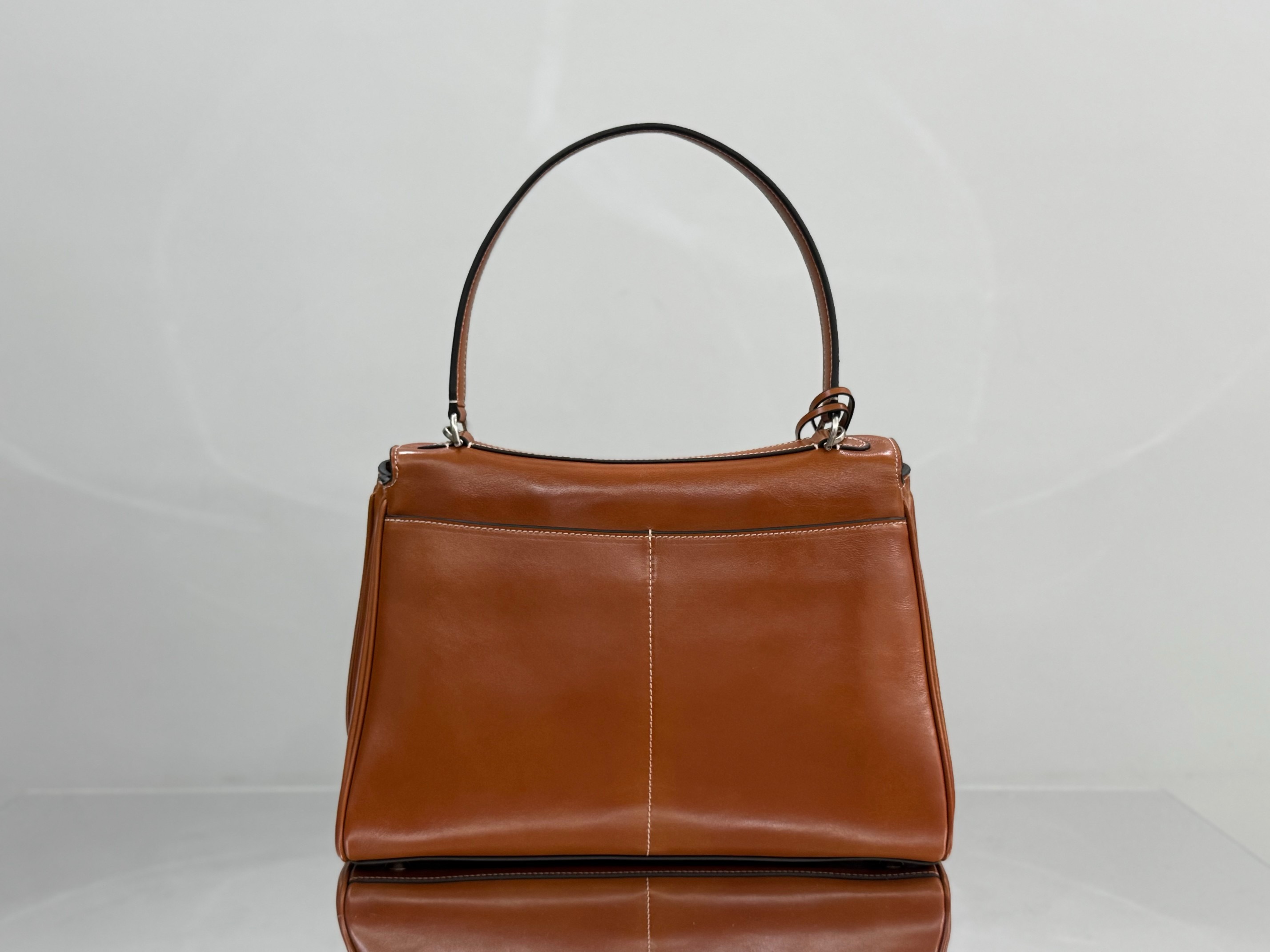 BALENCIAGA 발렌시아가 RODEO 브라운 레더 토트백 3