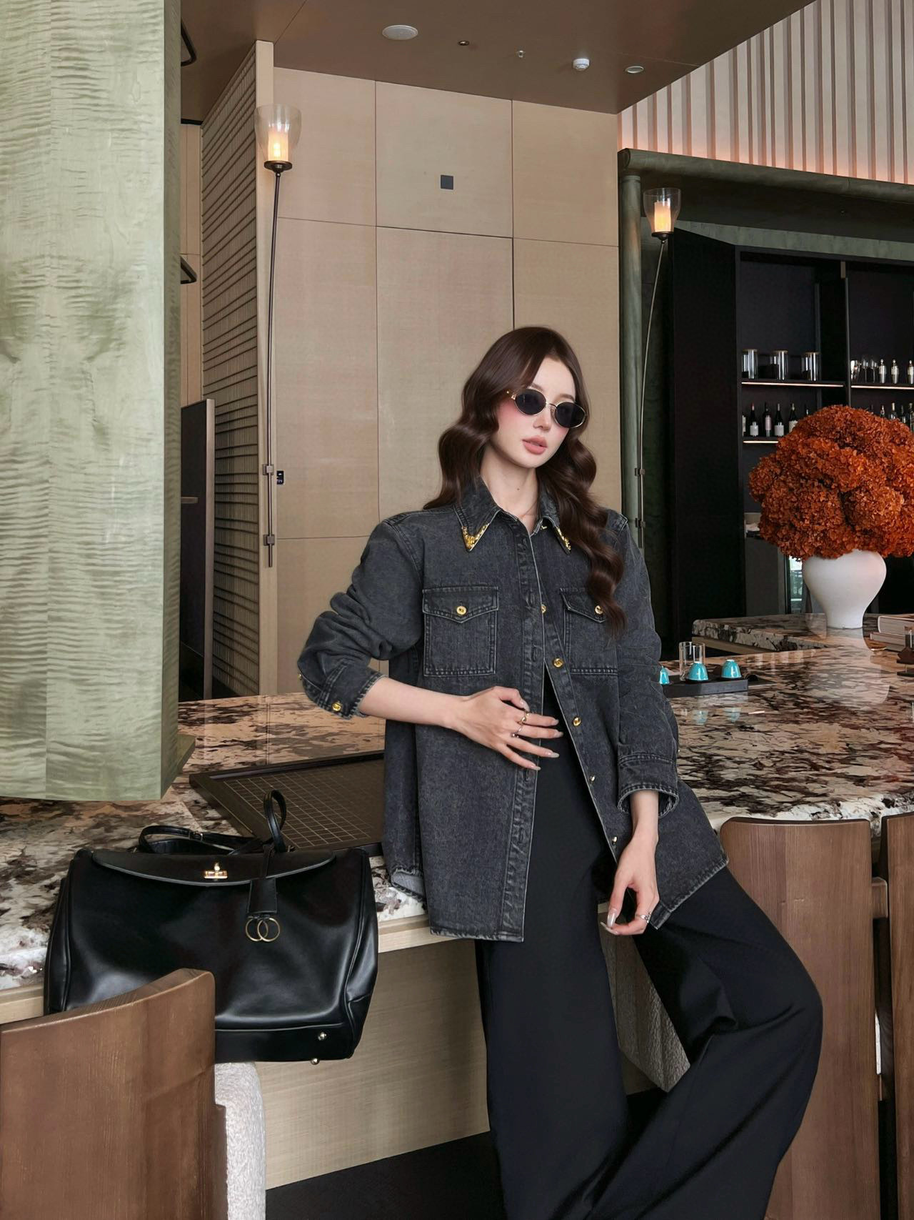 Sch 2025 빈티지 워싱 데님 셔츠 6