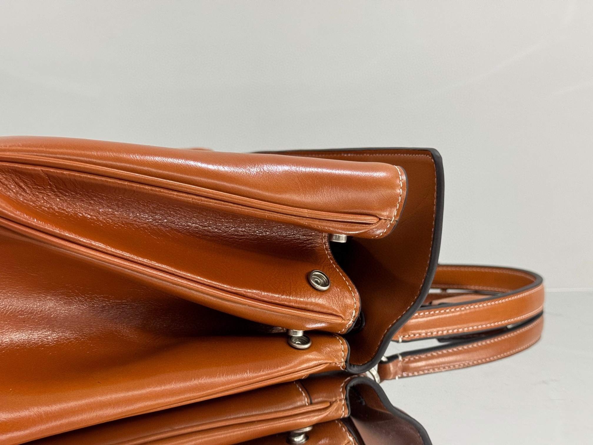 BALENCIAGA 발렌시아가 RODEO 브라운 레더 토트백 6