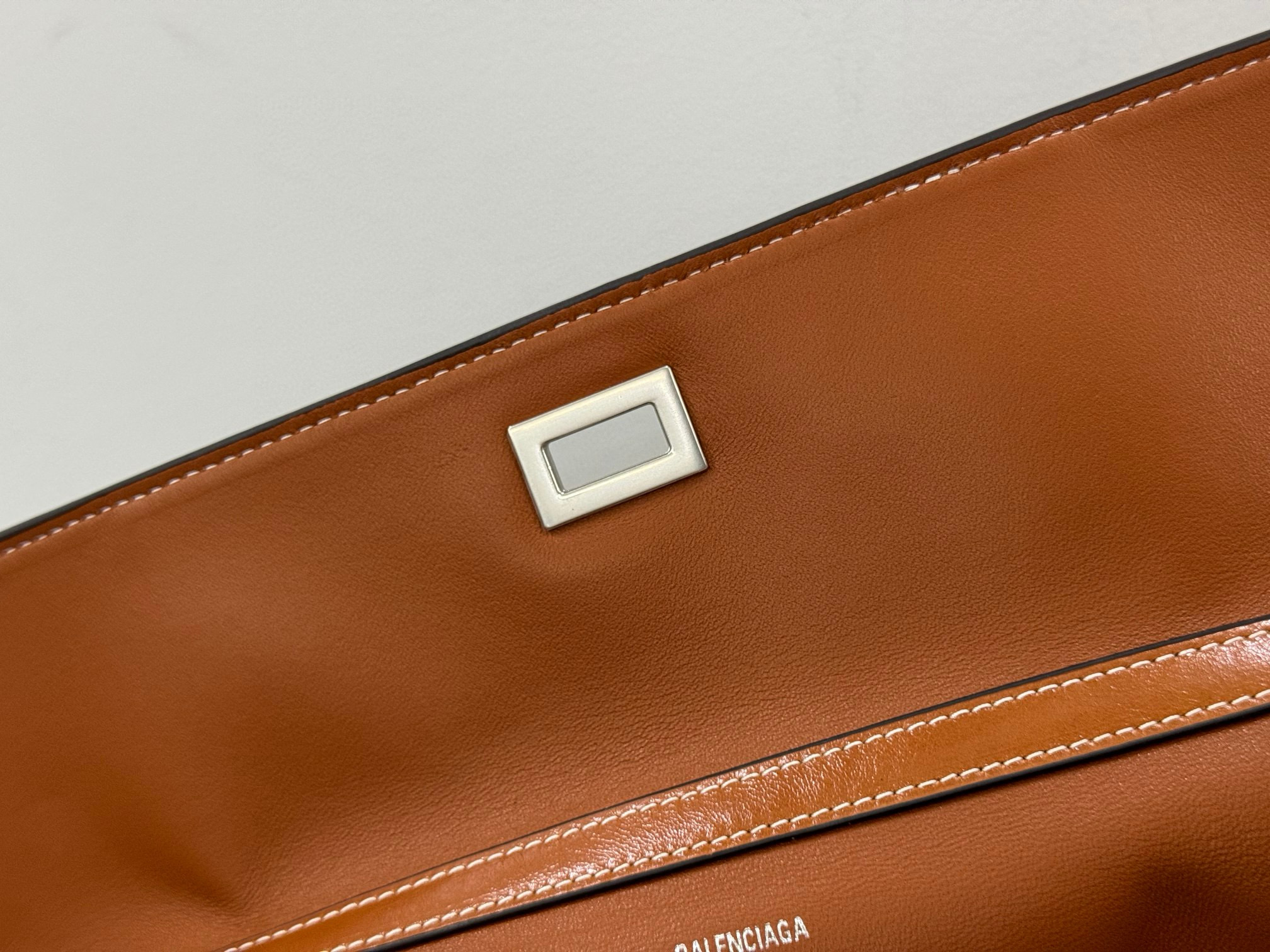 BALENCIAGA 발렌시아가 RODEO 브라운 레더 토트백 8