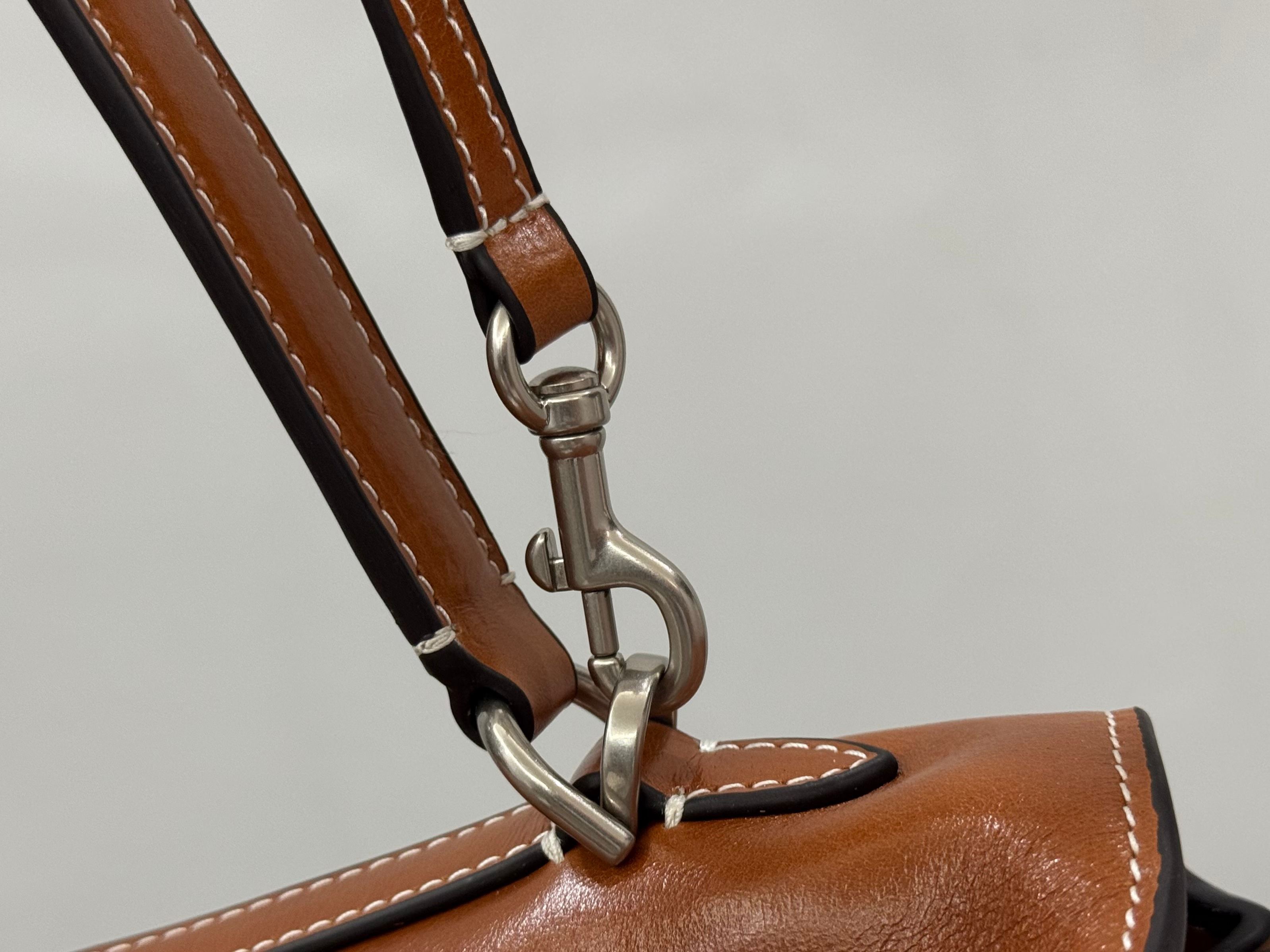 BALENCIAGA 발렌시아가 RODEO 브라운 레더 토트백 10