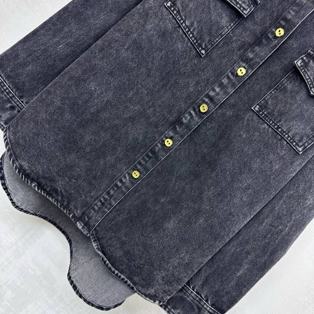 Sch 2025 빈티지 워싱 데님 셔츠 13