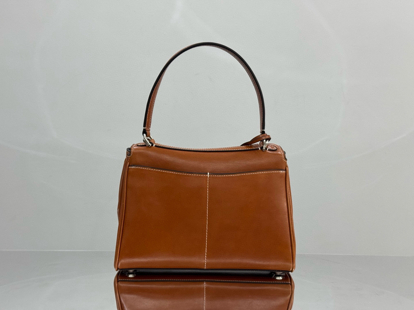 BALENCIAGA 발렌시아가 RODEO 브라운 레더 토트백 2