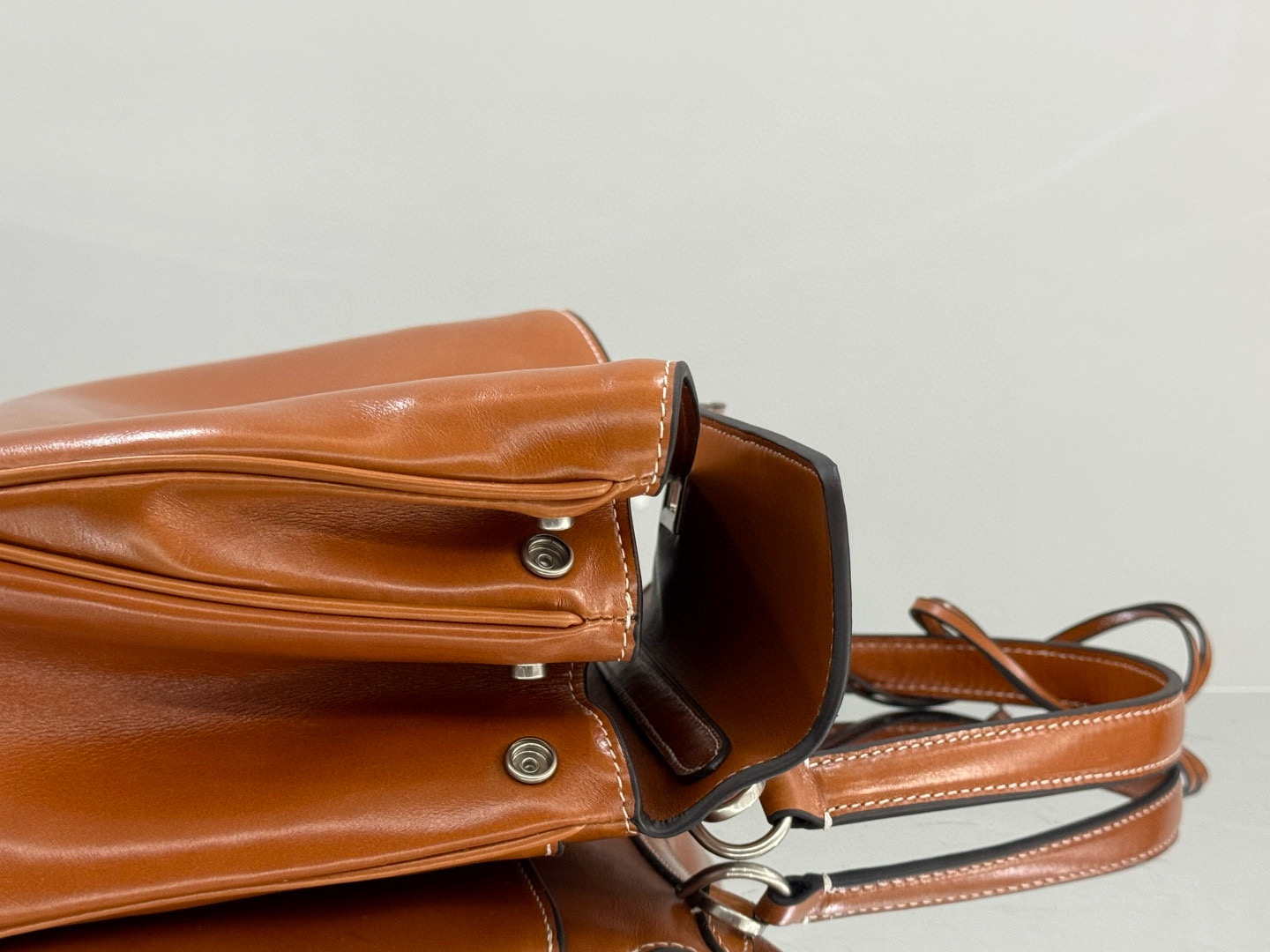 BALENCIAGA 발렌시아가 RODEO 브라운 레더 토트백 12