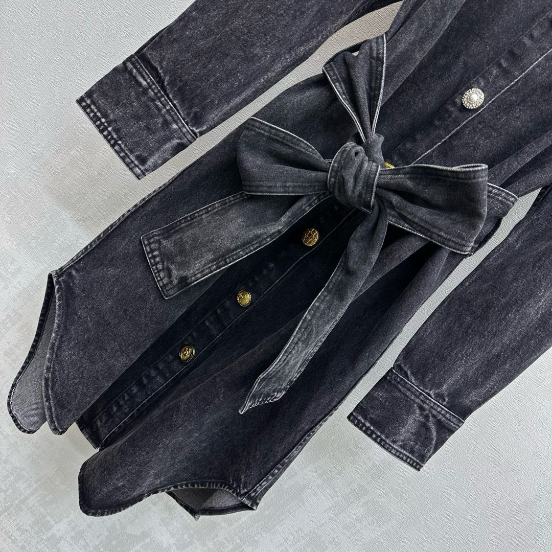 Sch 2025 데님 벨트 셔츠 원피스 12