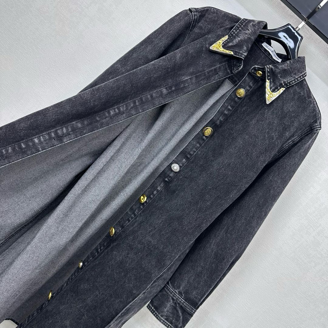 Sch 2025 데님 벨트 셔츠 원피스 13