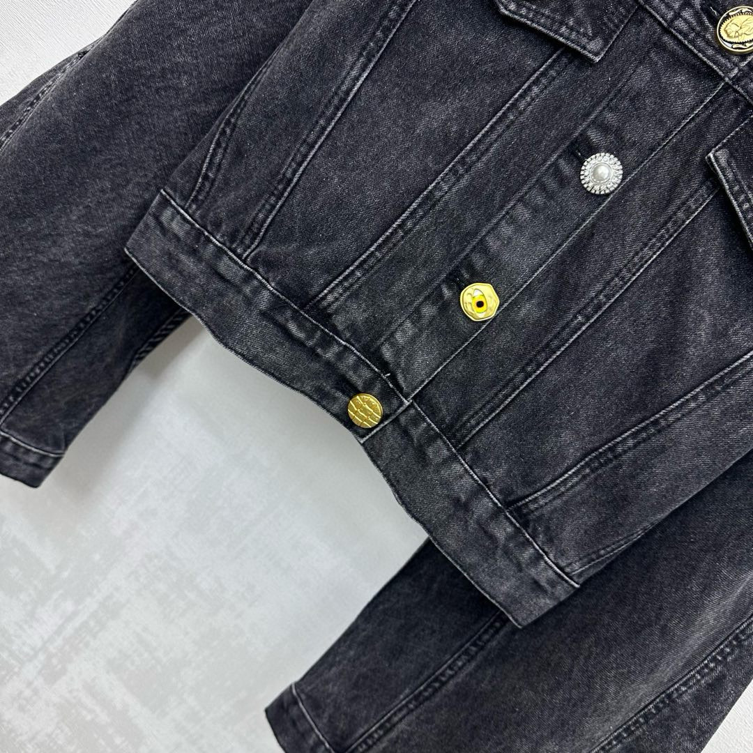 Sch 2025 와이드 슬리브 크롭 데님 자켓 13