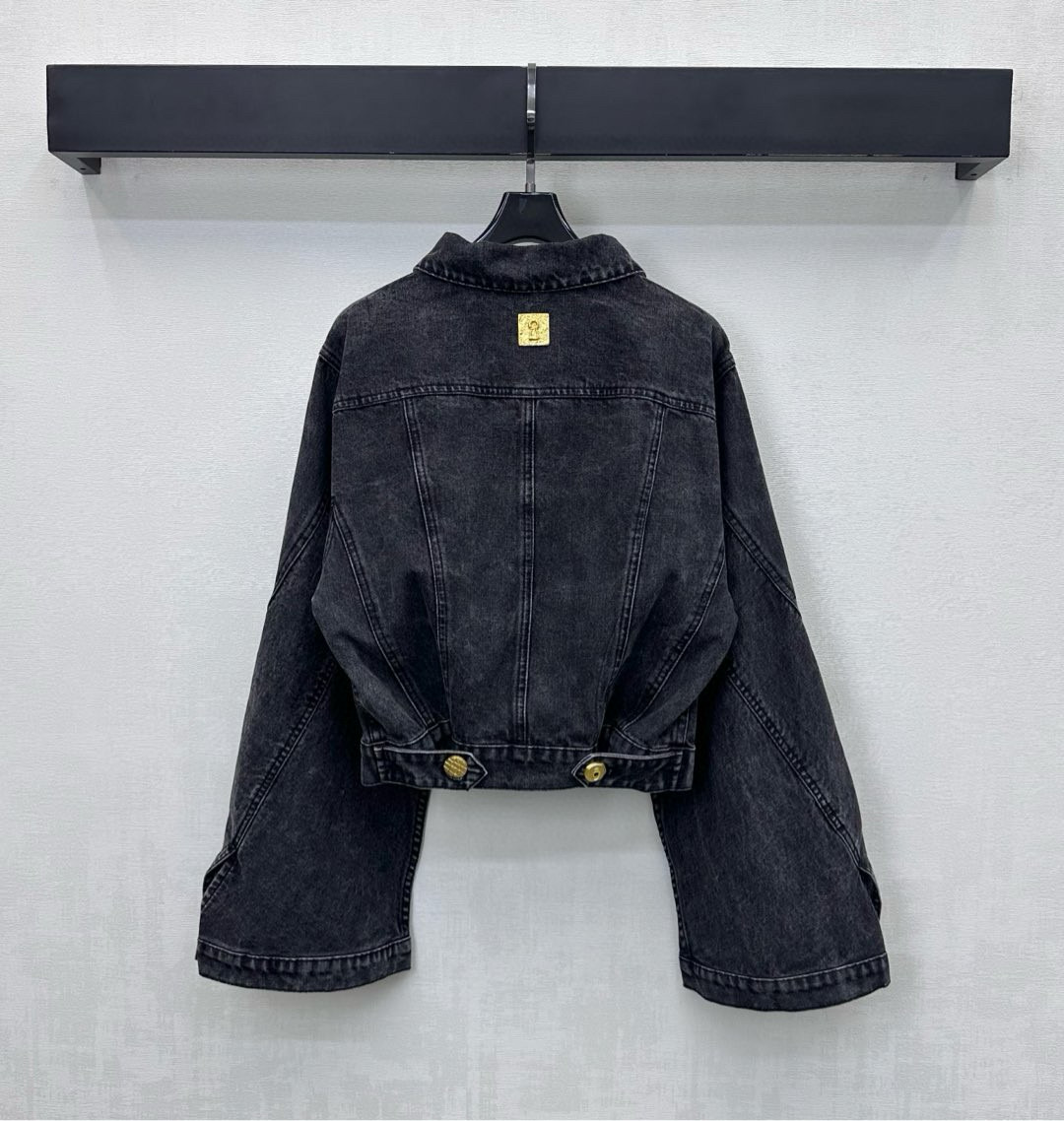 Sch 2025 와이드 슬리브 크롭 데님 자켓 16