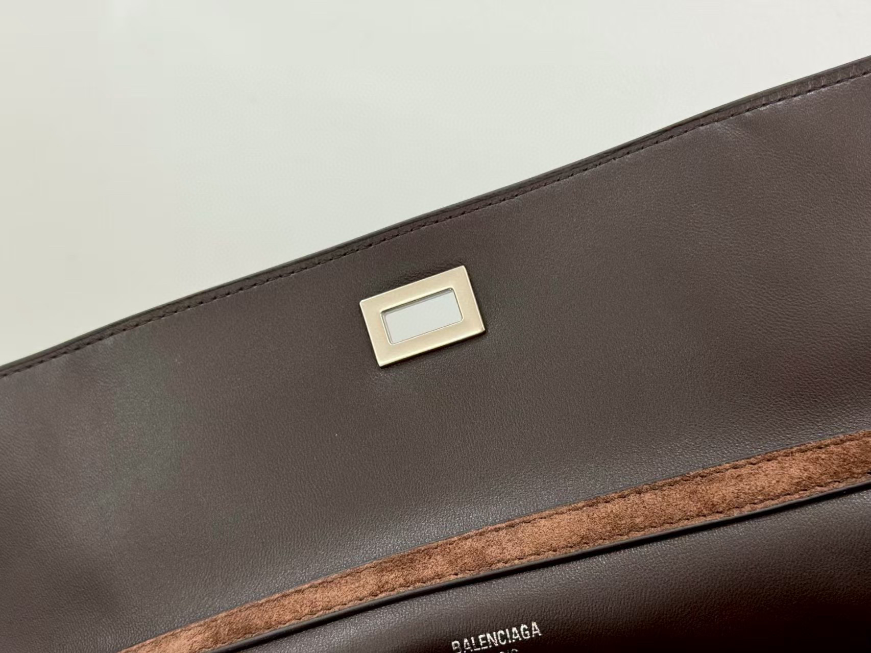 BALENCIAGA 발렌시아가 RODEO BAG 로데오 스웨이드 토트백 소형 브라운 8