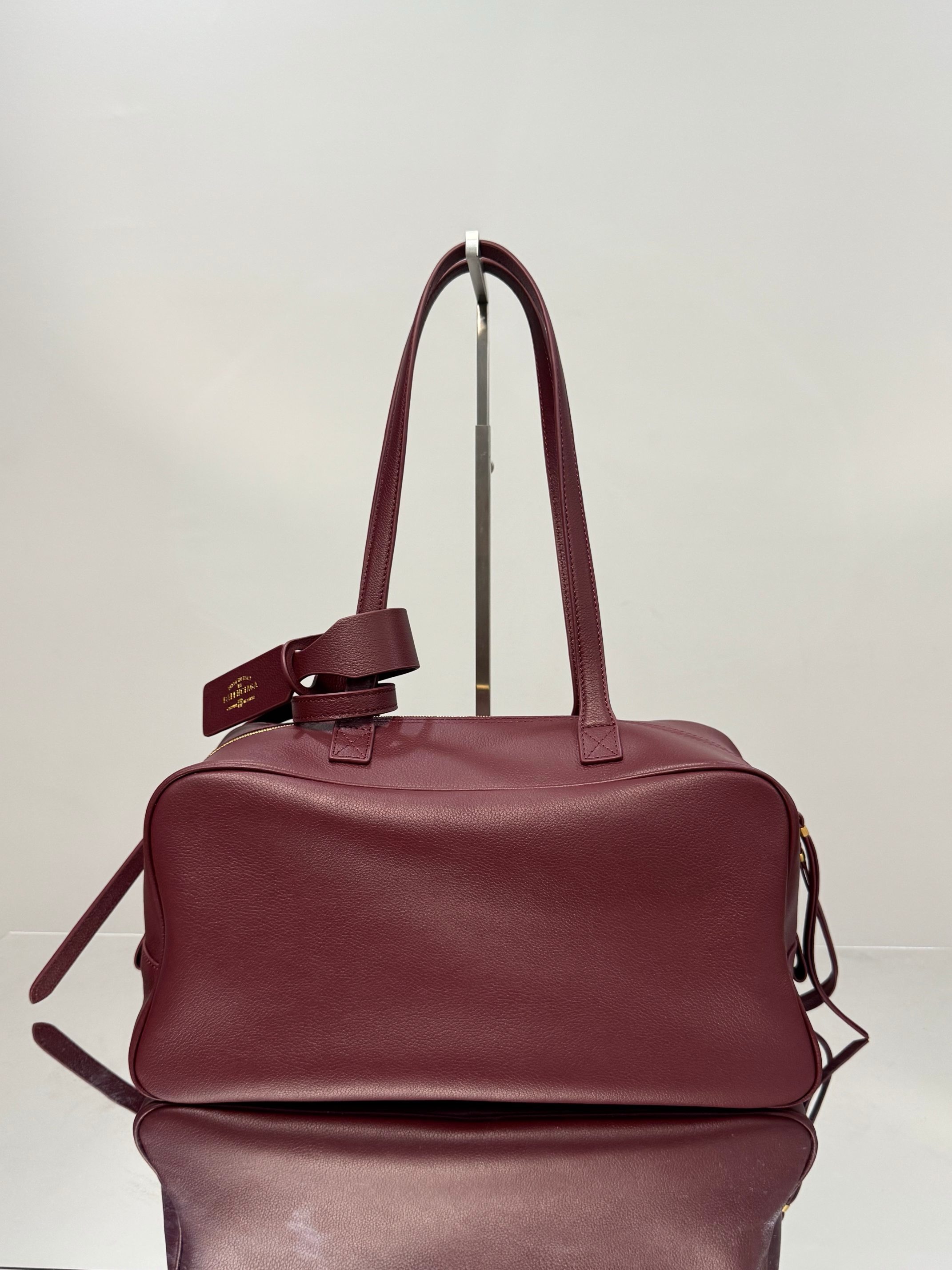 Balenciaga 발렌시아가 carrie bowling 보울링 토트백 버건디 2