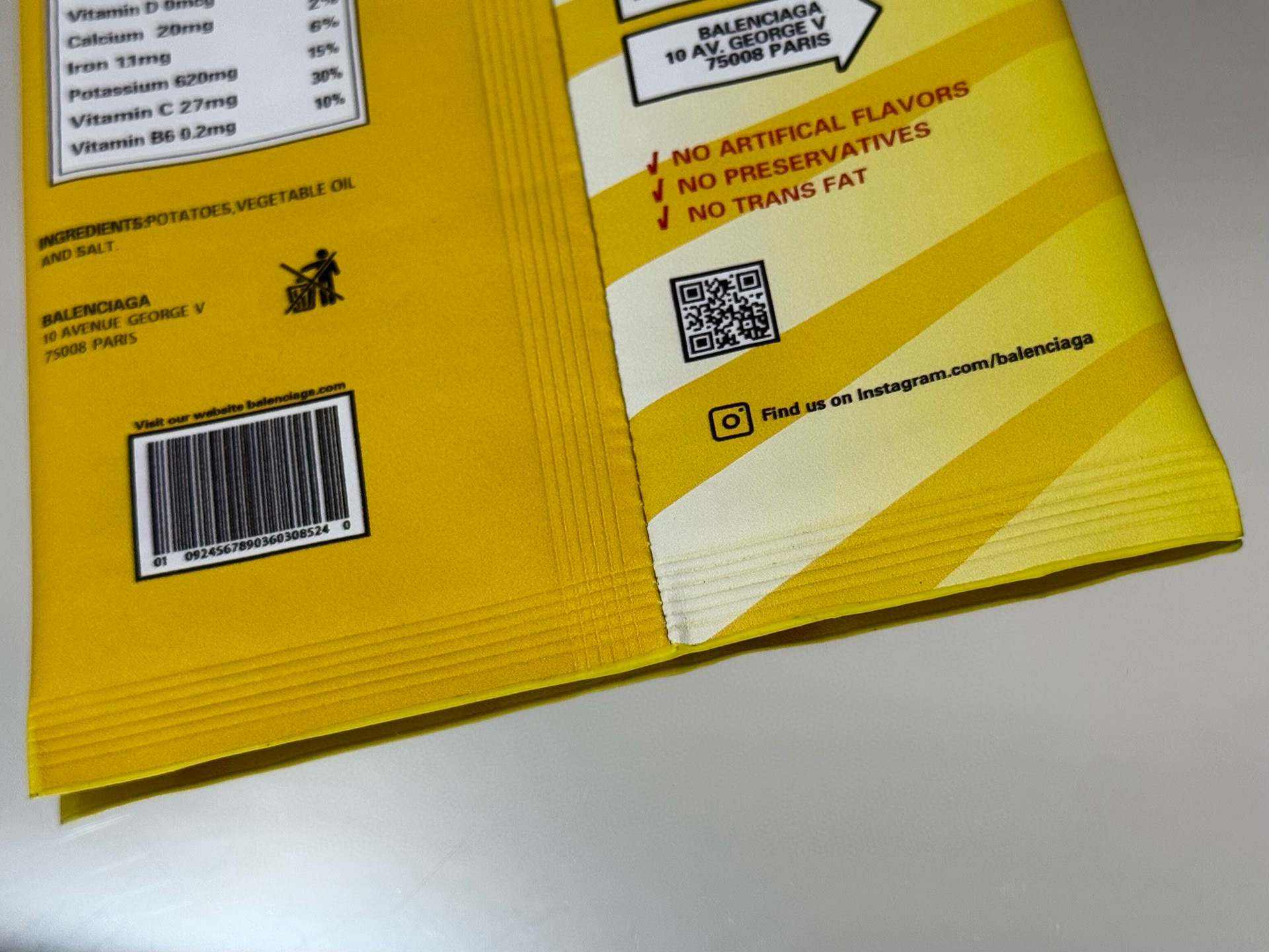 Balenciaga 발렌시아가 치즈 앤 어니언 포테이토칩 핸드폰 크로스백 13