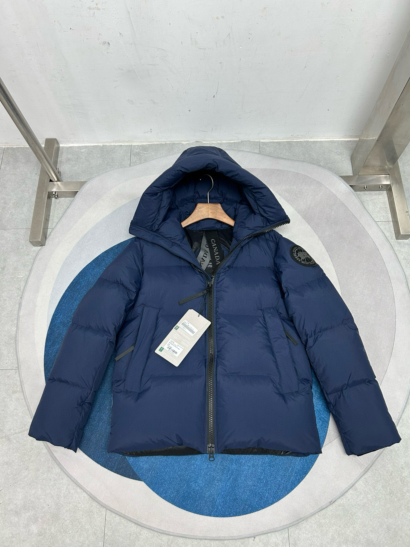 Canada Goose 크로프턴 퍼퍼 남성 딥네이비 패딩 점퍼 3