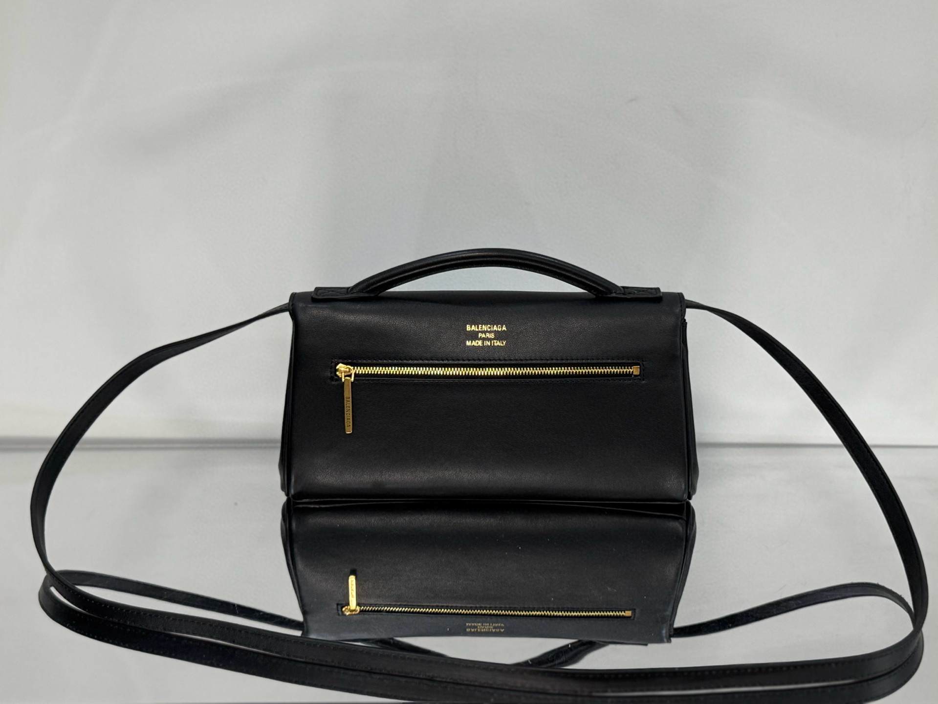 Balenciaga 발렌시아가 Bel Air 클러치 블랙 골드 2