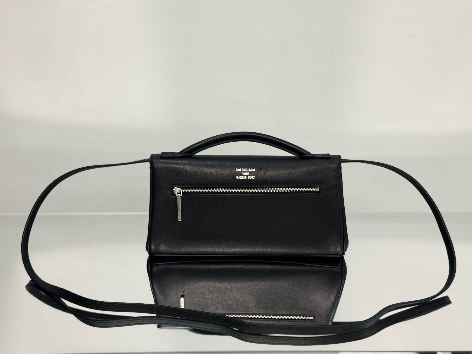 Balenciaga 발렌시아가 Bel Air 클러치 숄더백 블랙 실버 3