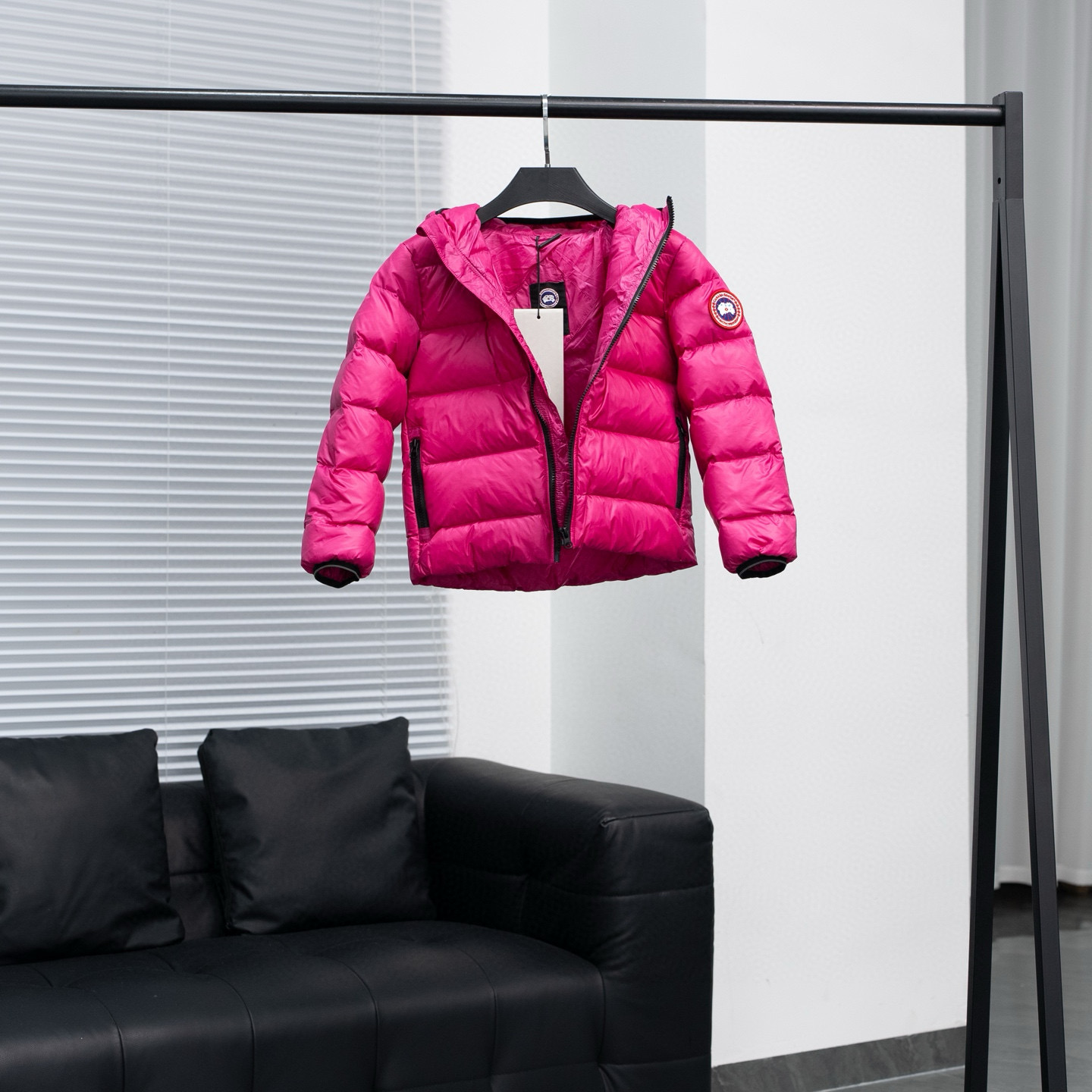 CANADA GOOSE 크로프튼 아동 후드 다운 패딩 자켓 4