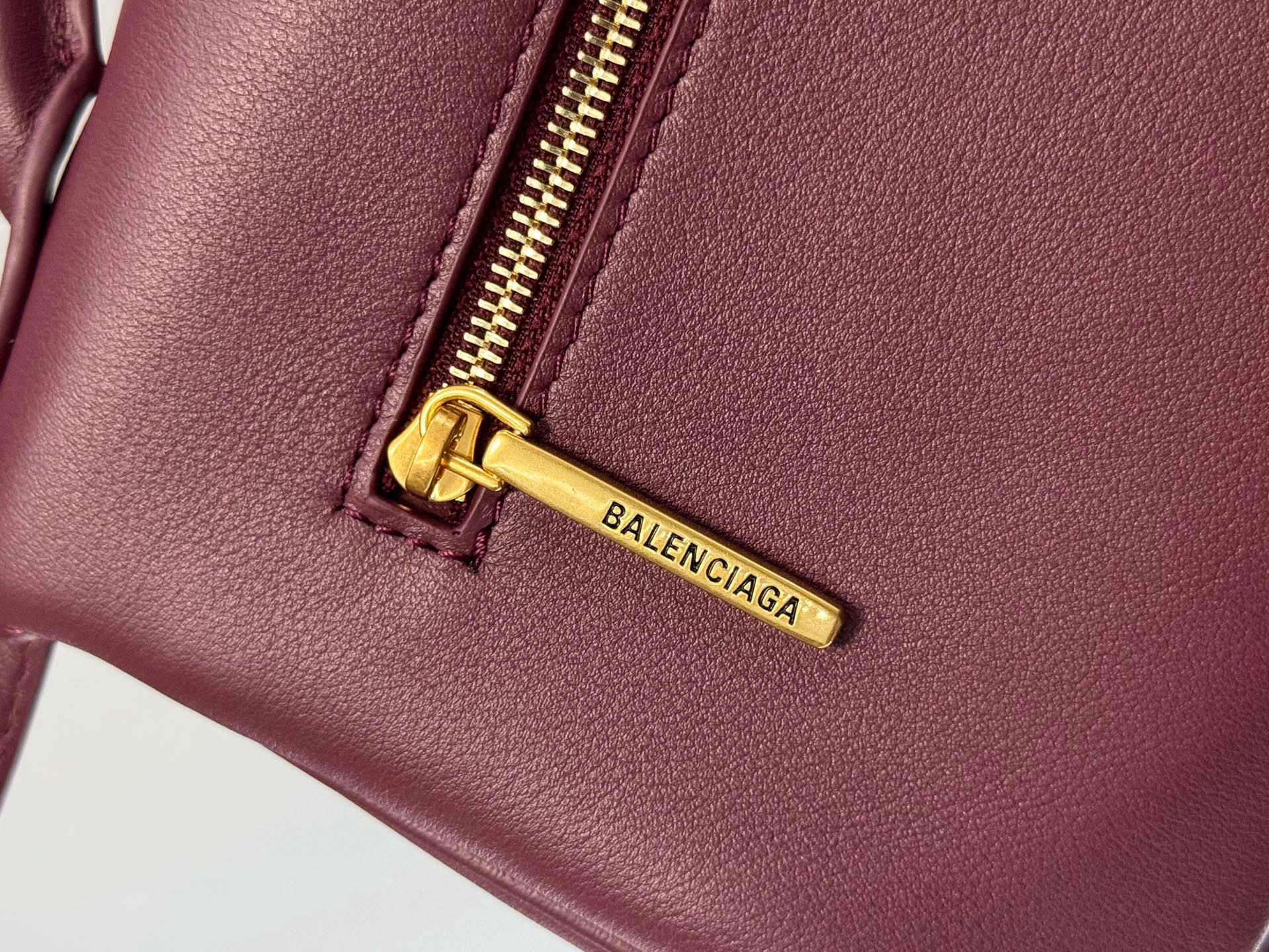 Balenciaga 발렌시아가 Bel Air 클러치 숄더백 버건디 9