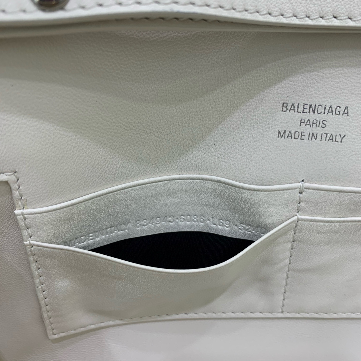 Balenciaga 발렌시아가 Bel Air 클러치 플랩 핸드백 (아이보리) 8