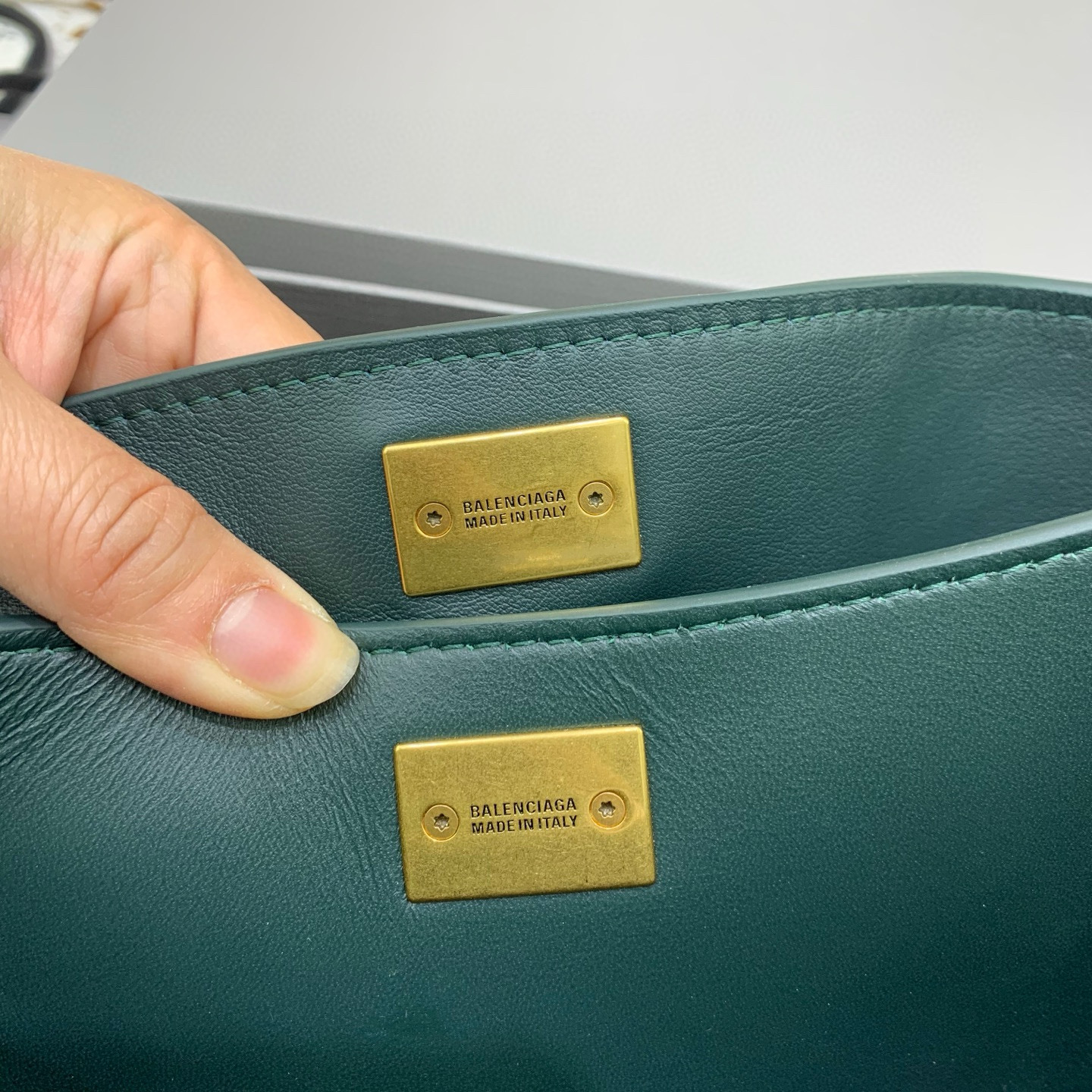 Balenciaga Rodeo Mini 발렌시아가 로데오 미니 토트백 다크그린 8
