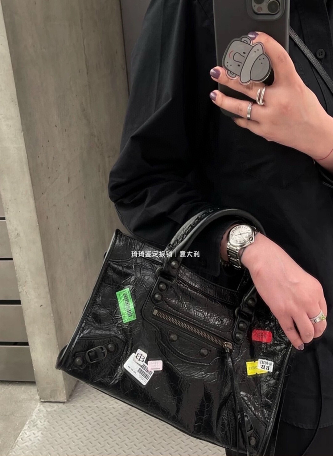 BALENCIAGA 발렌시아가 LE CITY 오일가죽 5