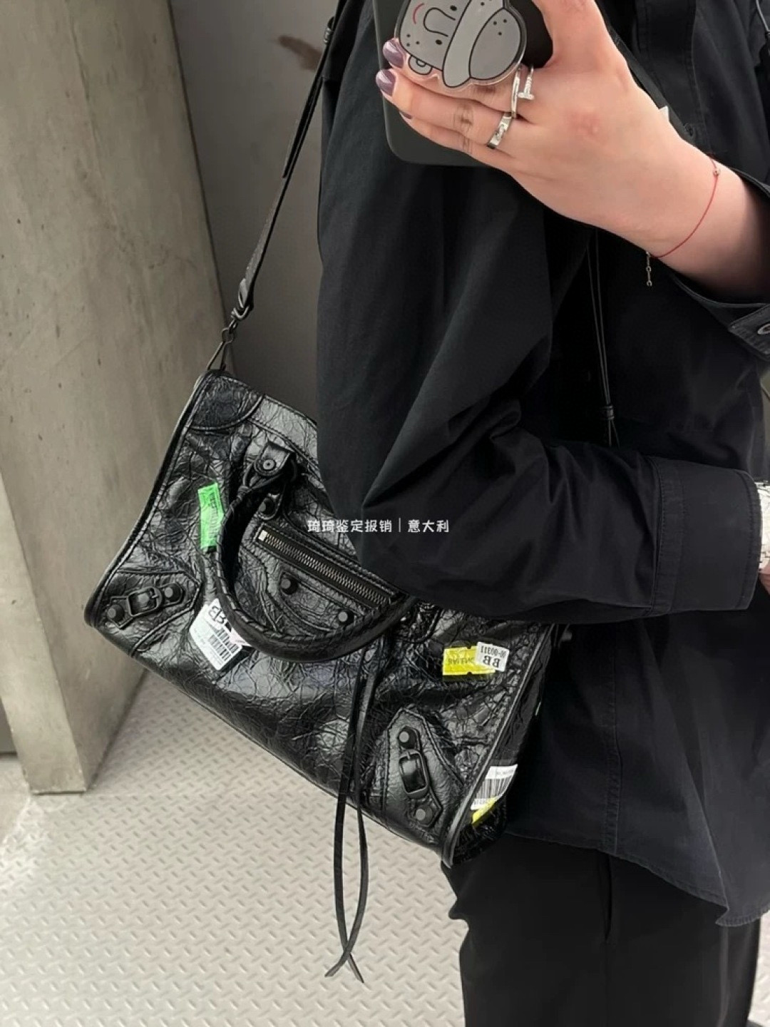 BALENCIAGA 발렌시아가 LE CITY 오일가죽 6