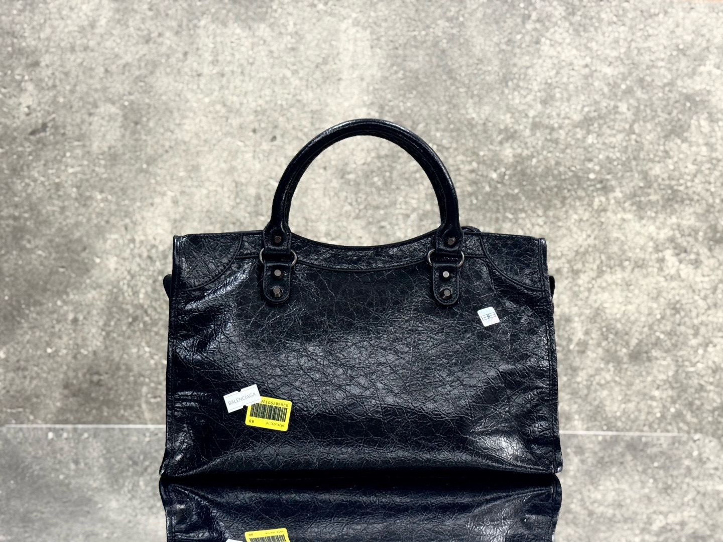 BALENCIAGA 발렌시아가 LE CITY 오일가죽 8