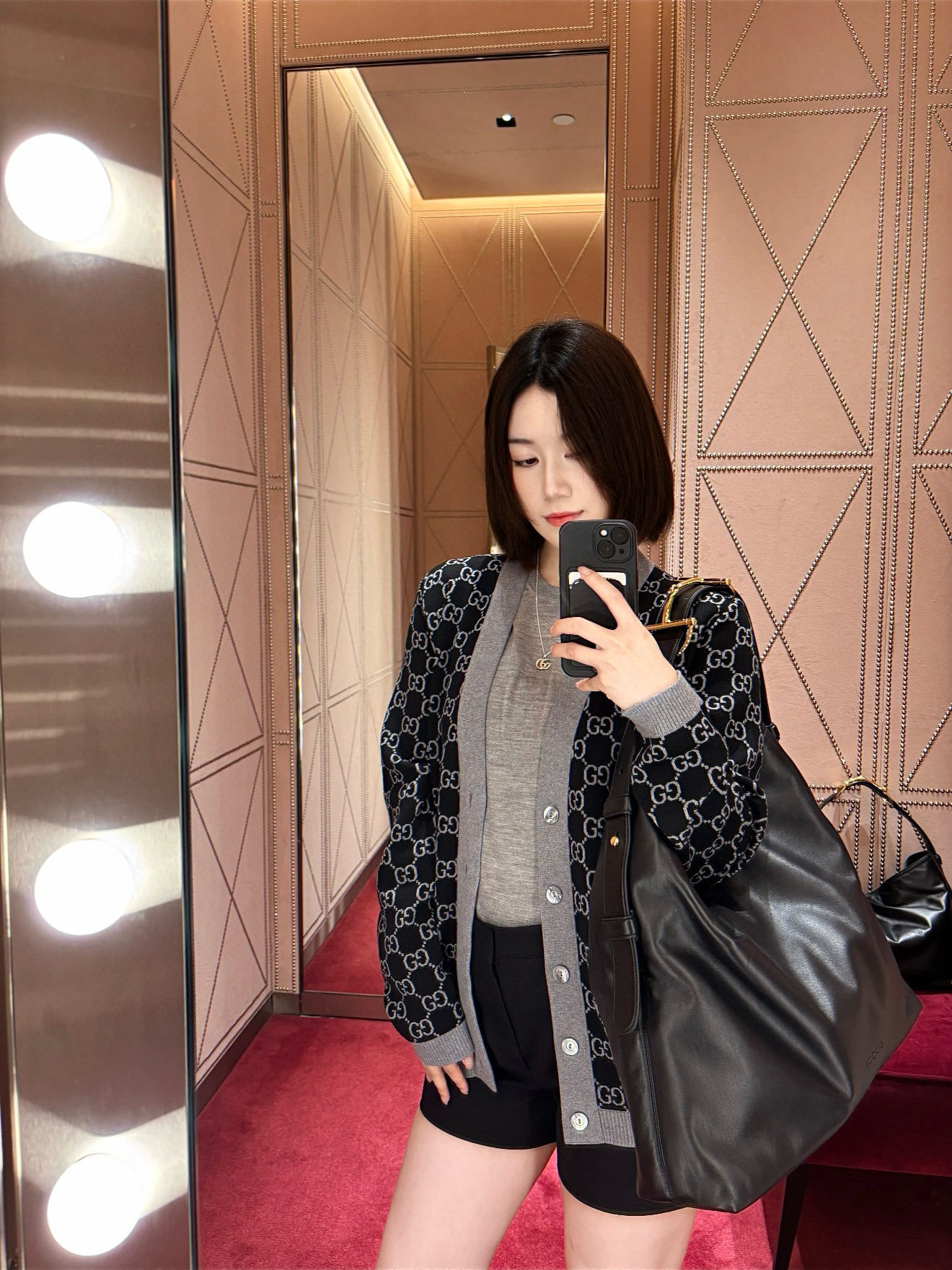 Gucci 구찌 GG 로고 리버서블 울 가디건 3