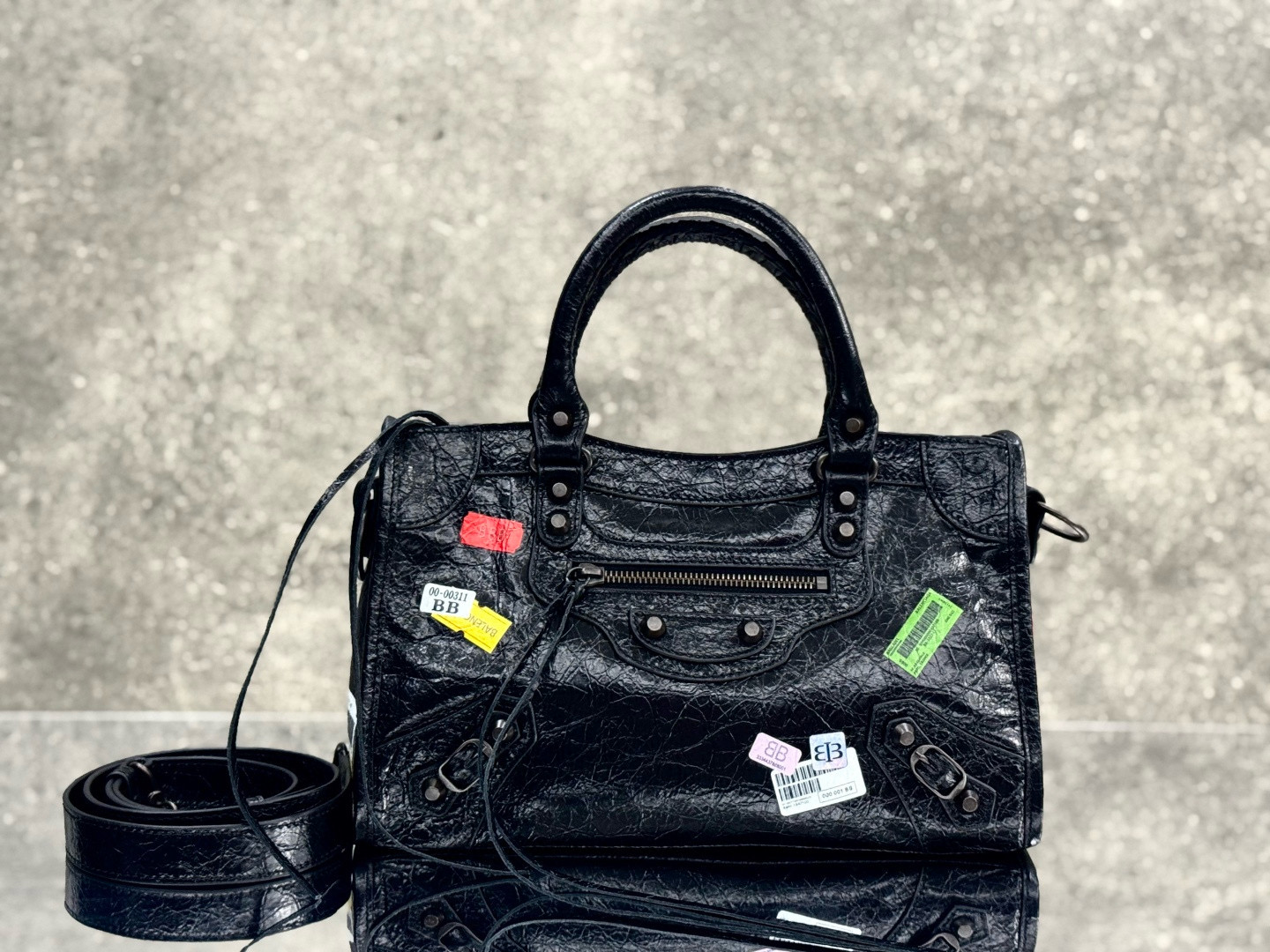 BALENCIAGA 발렌시아가 LE CITY 기계 가방 소형 1