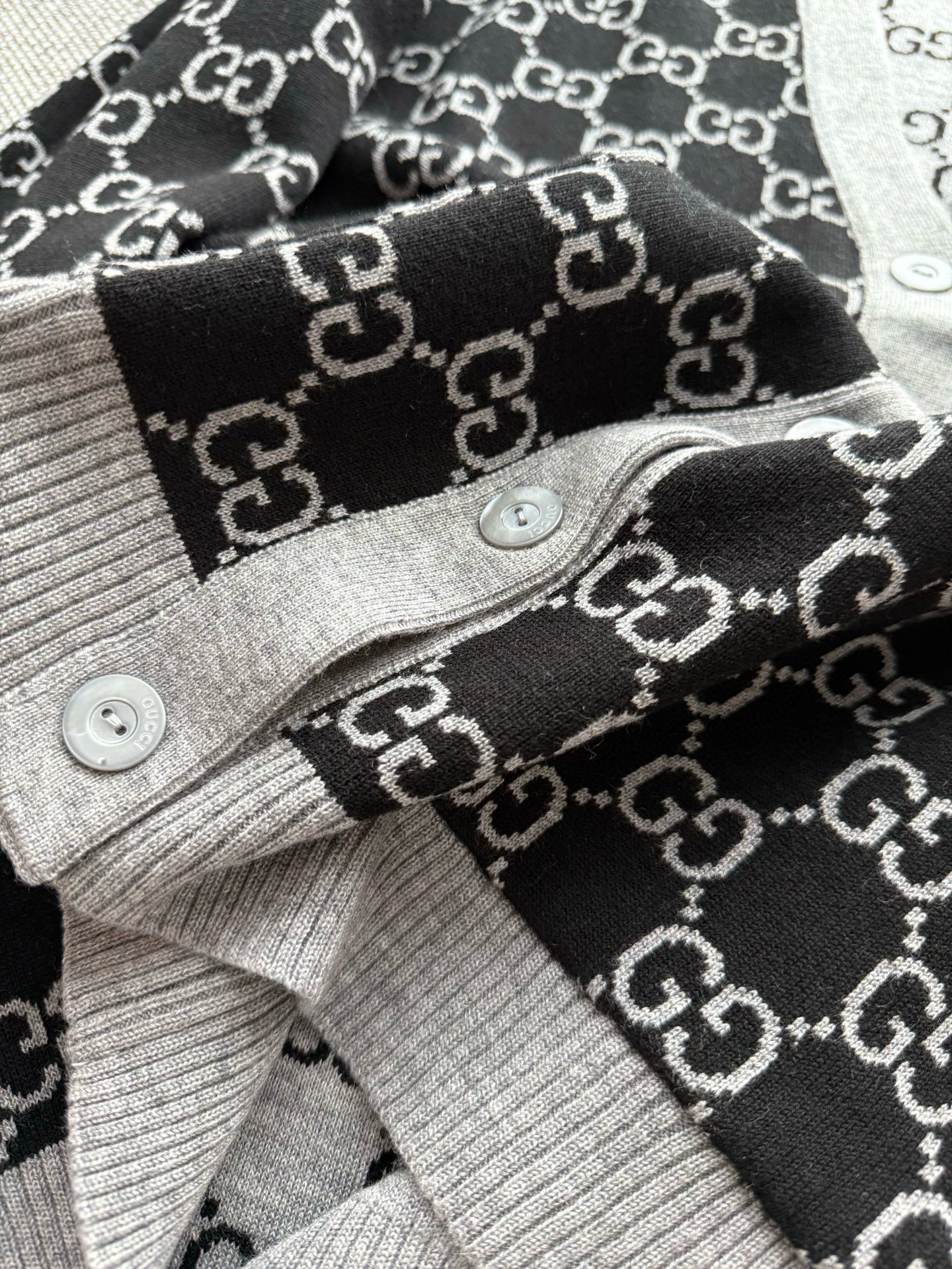 Gucci 구찌 GG 로고 리버서블 울 가디건 12