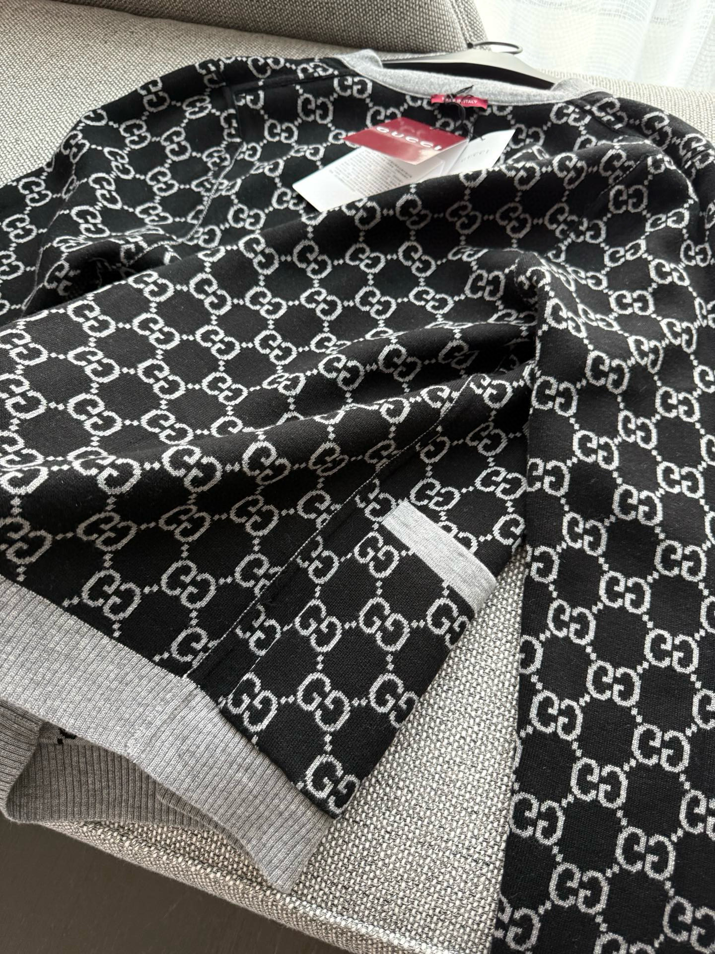 Gucci 구찌 GG 로고 리버서블 울 가디건 18