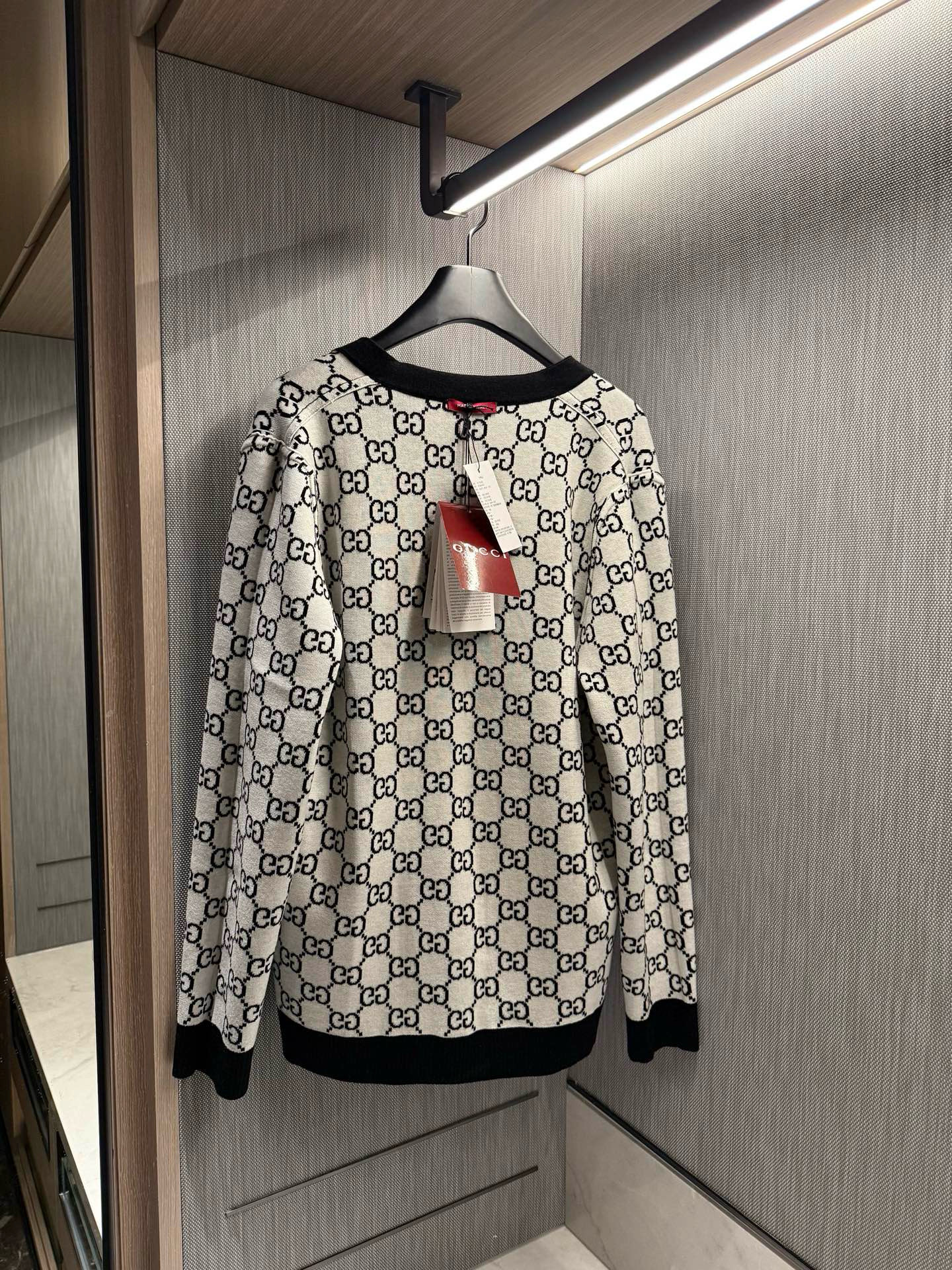 Gucci 구찌 GG 로고 자카드 가디건 13