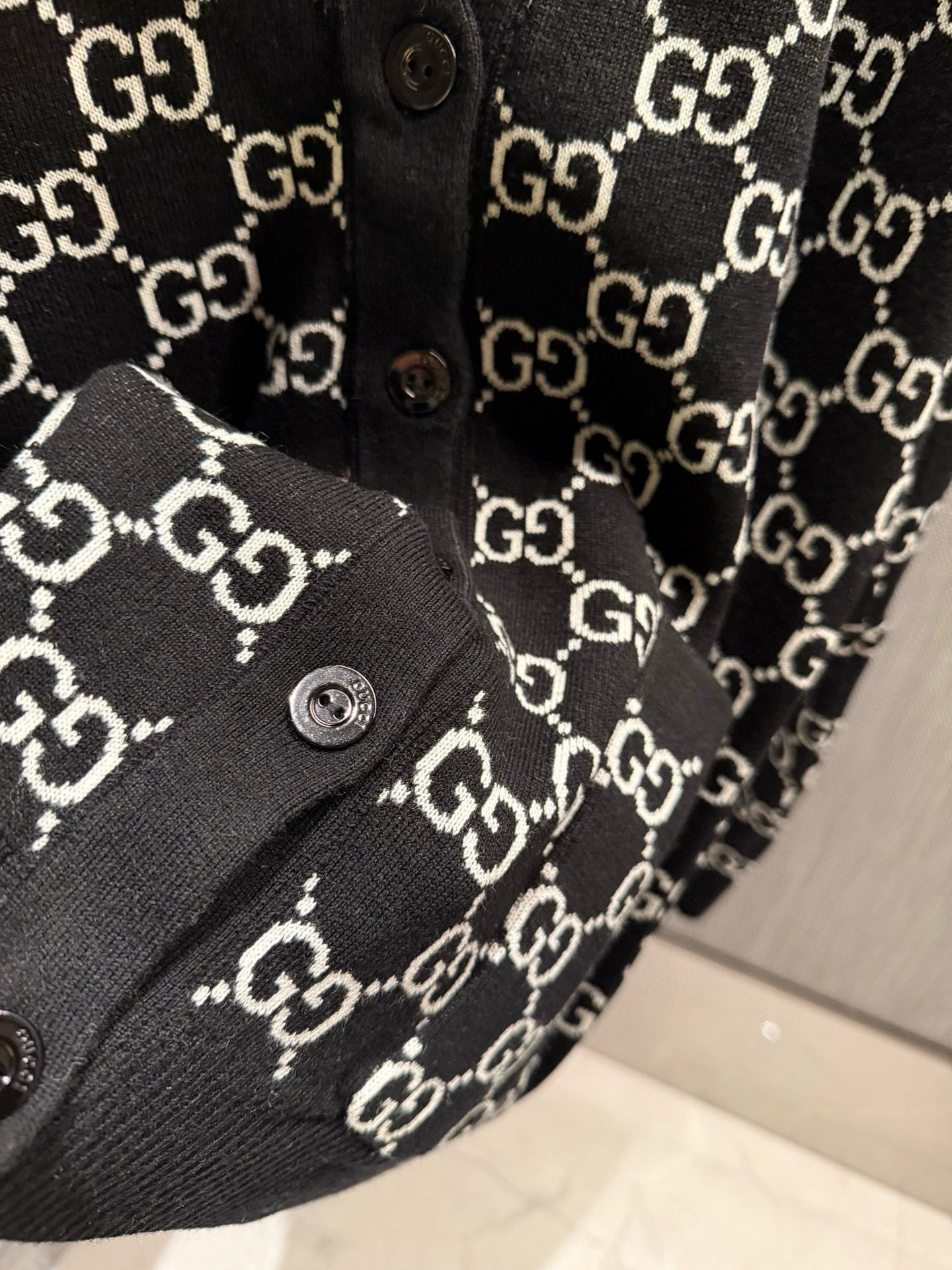 Gucci 구찌 GG 로고 자카드 가디건 27