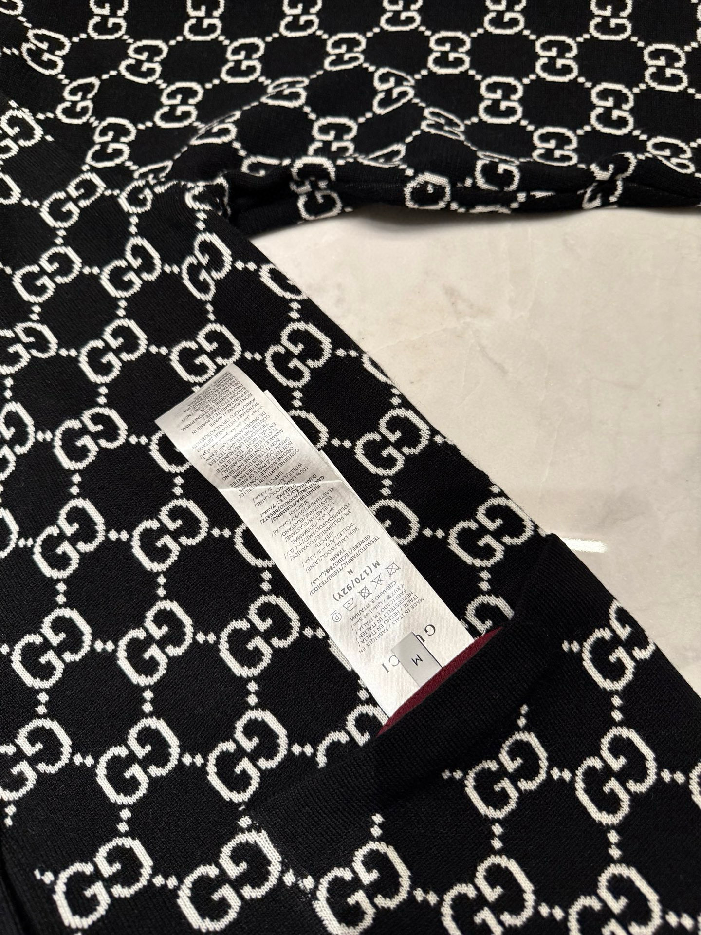 Gucci 구찌 GG 로고 자카드 가디건 35